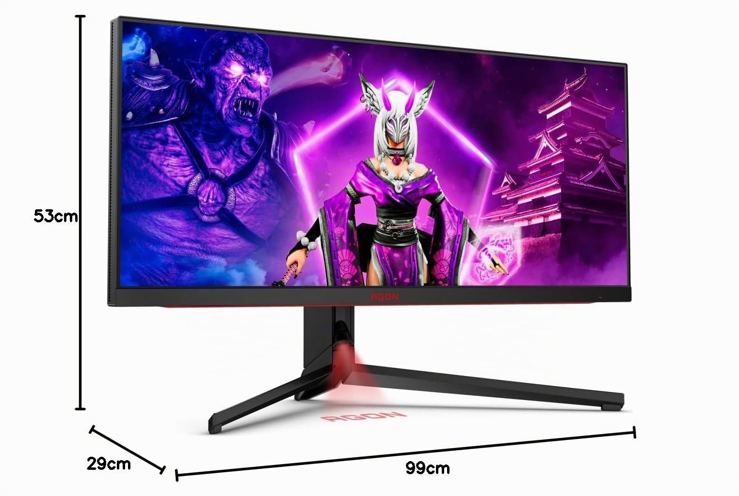 aoc-agon-pro-ag344uxm-moniteur-gaming-34-pouces-wqhd-170hz-mini-led-hdr1000 image 8