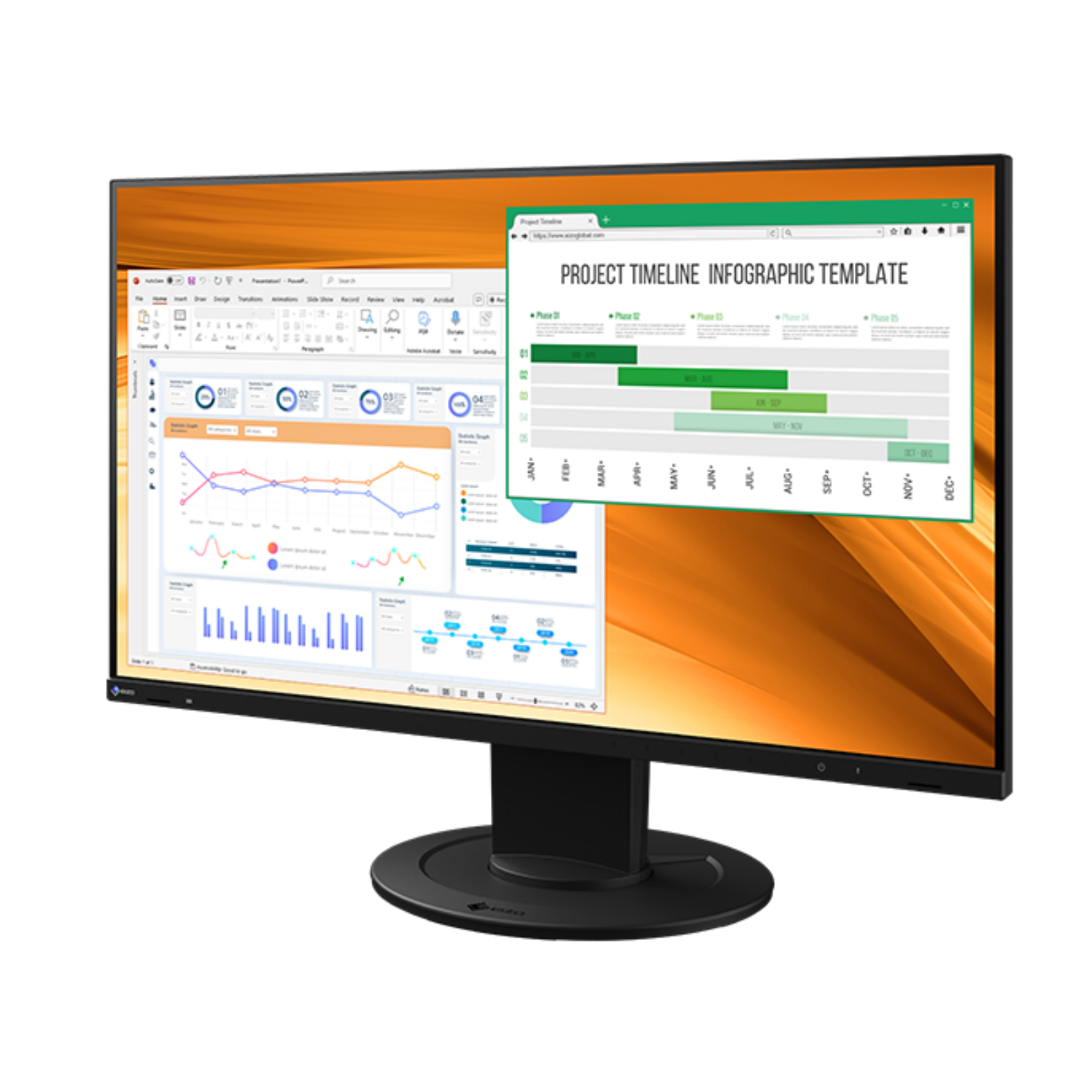 eizo-flexscan-ev2400r-moniteur-23-8-pouces-100-hz image 2