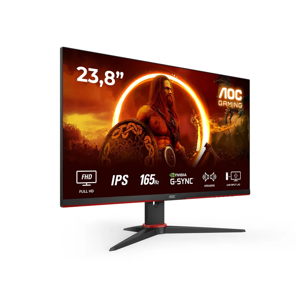 aoc-24g2spae-cran-gaming-24-fhd-165-hz-ips-noir-rouge image 1