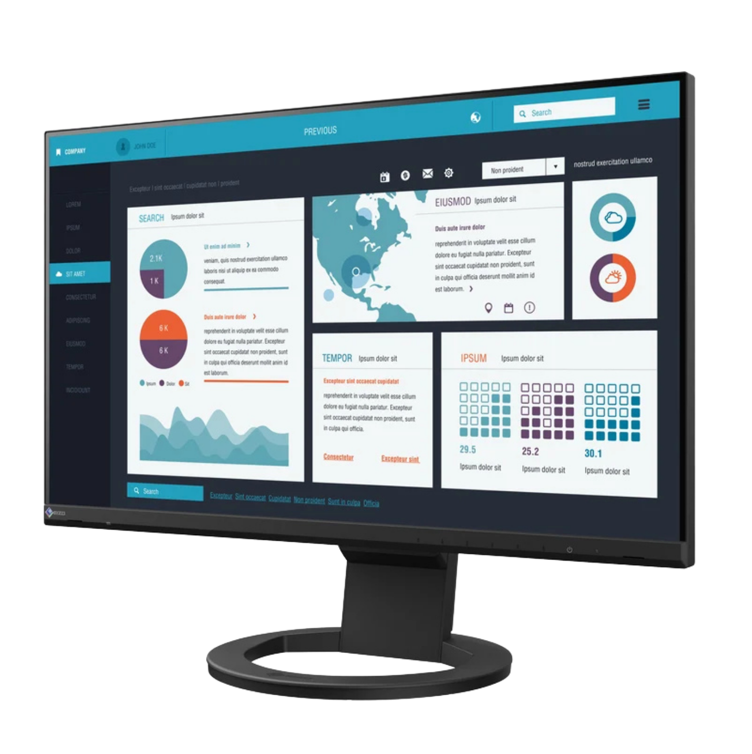 eizo-flexscan-ev2490-moniteur-24-pouces image 2
