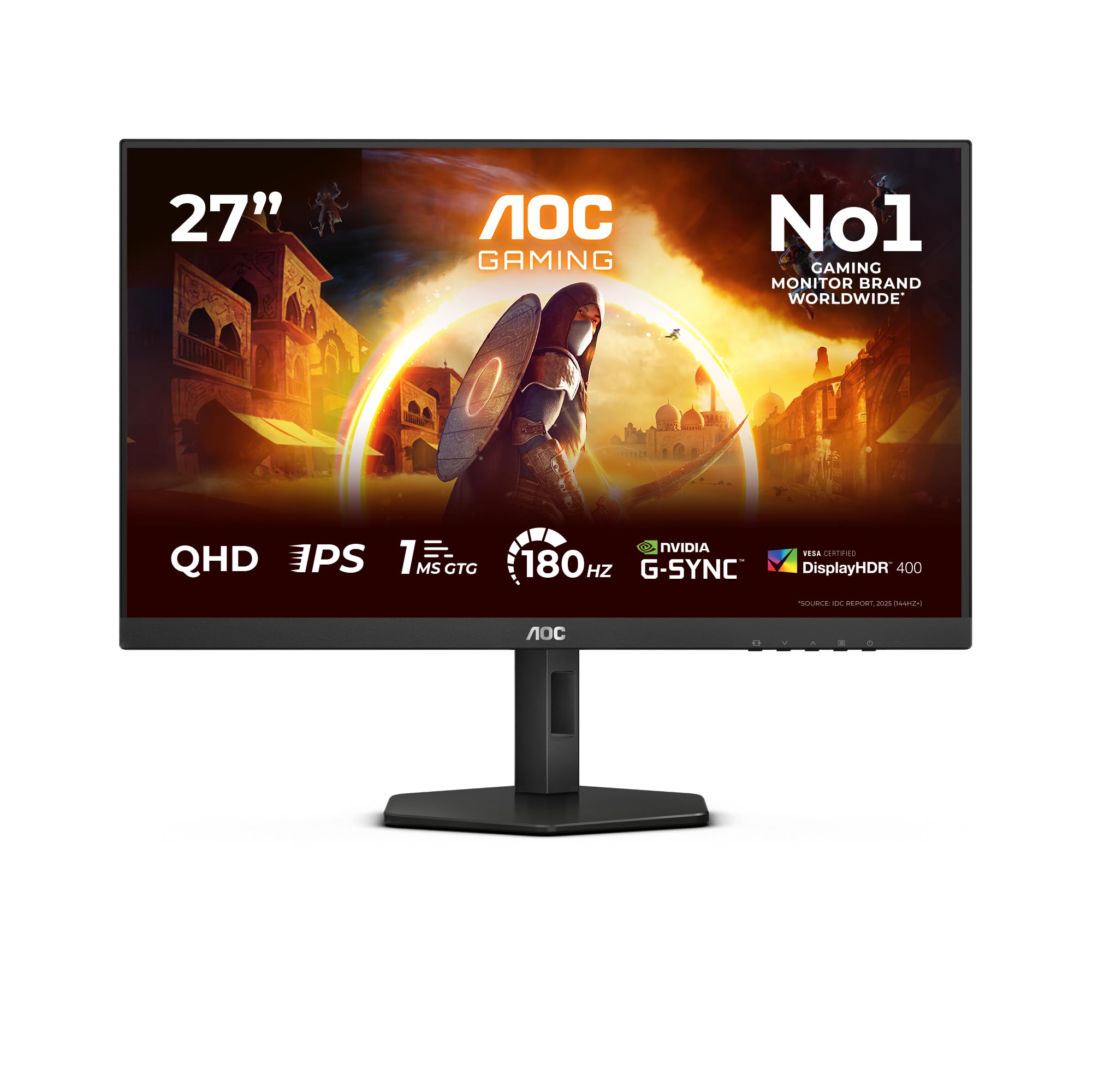 aoc-gaming-q27g4x-moniteur-gaming-qhd-27-pouces-180-hz-1-ms-hdr400-freesync-prem image 2