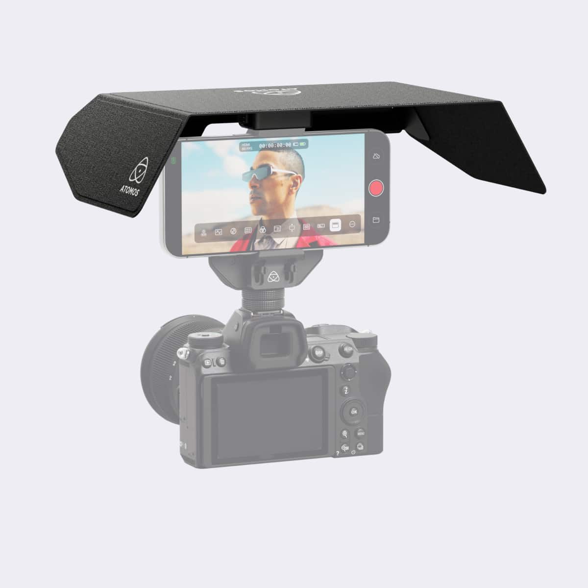 atomos-sunhood-ninja-phone-pare-soleil-pour-tournage-ext-rieur image 1