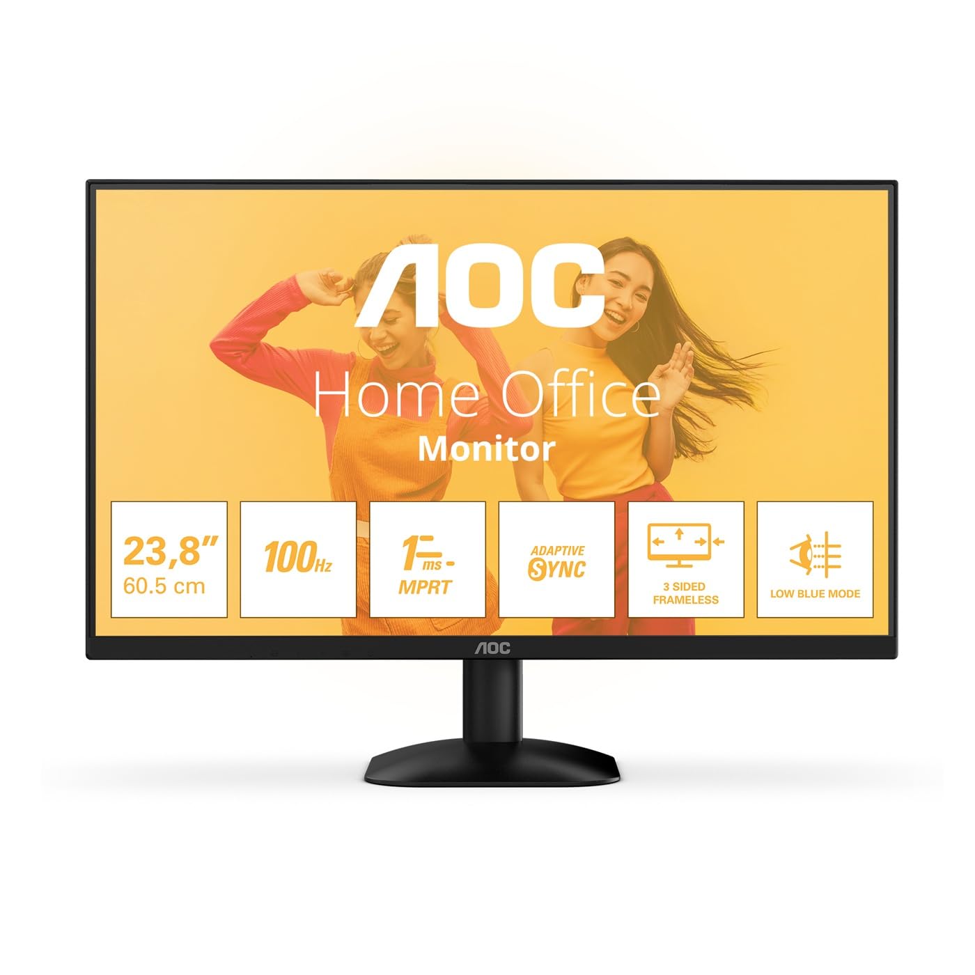 aoc-24b35hm2-moniteur-24-fhd-100-hz-1-ms-va-noir image 1
