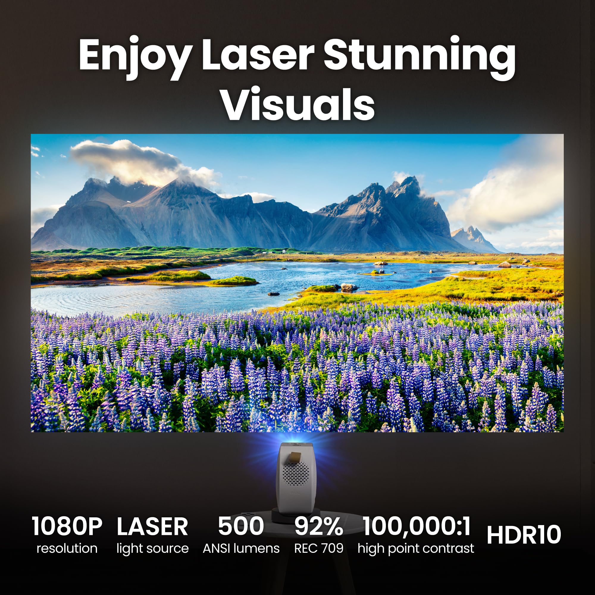 benq-gv50-vid-oprojecteur-laser-portable-1080p-500-lumens-ansi-google-tv-project image 7