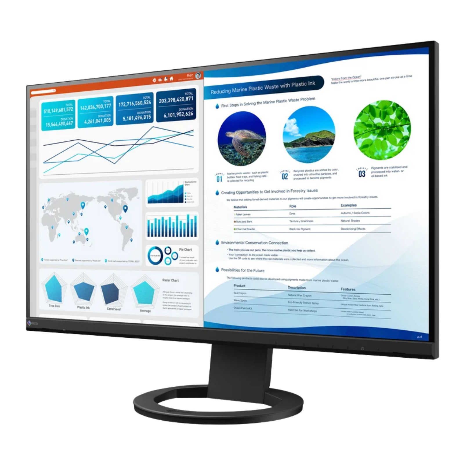 eizo-flexscan-ev2740s-moniteur-27-pouces-4k-uhd image 2