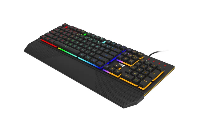aoc-gk200-clavier-gaming-azerty-r-tro-clair-membrane-anti-ghosting image 1