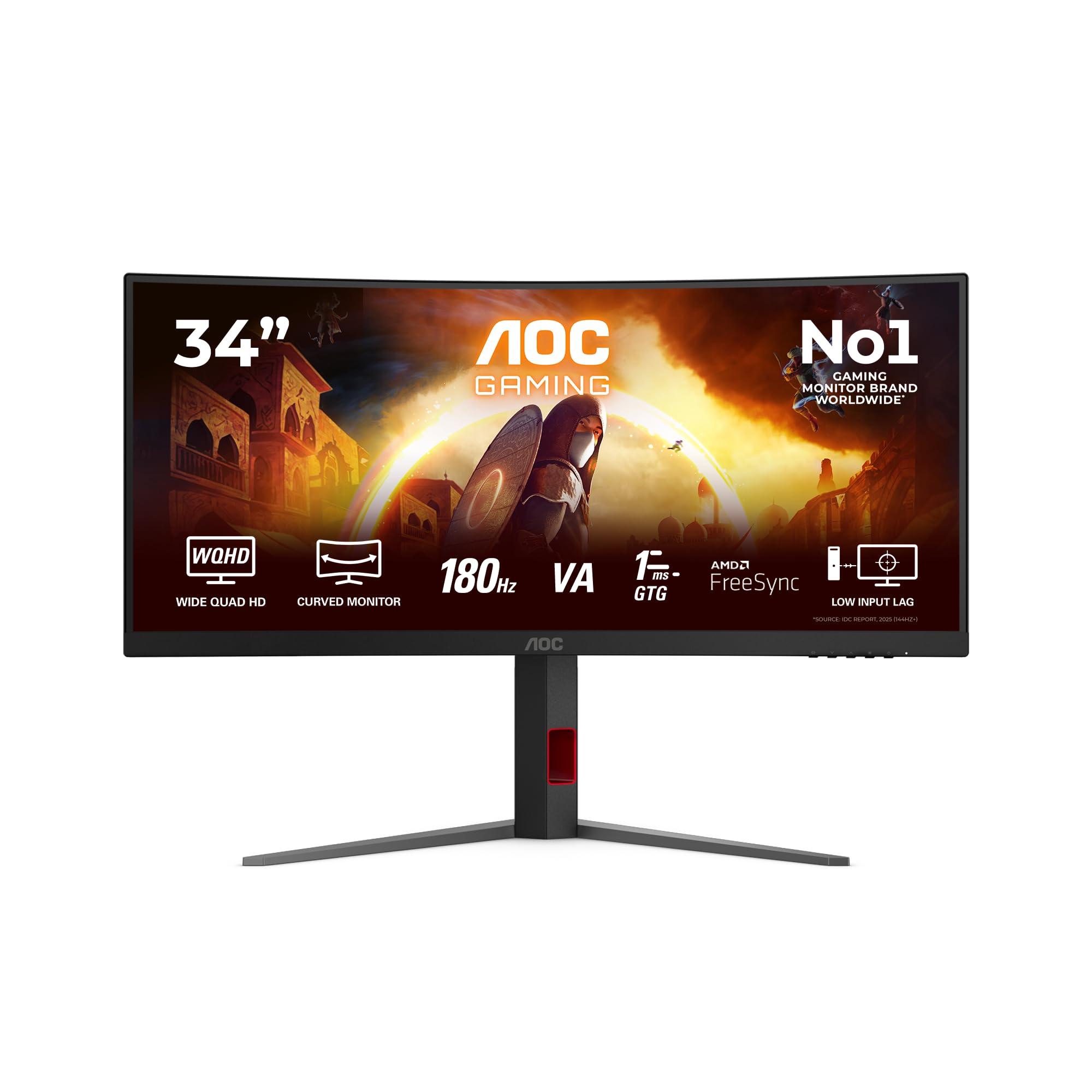 aoc-cu34g4-moniteur-gaming-incurv-34-pouces-wqhd-180hz-fast-va-hdr10 image 2