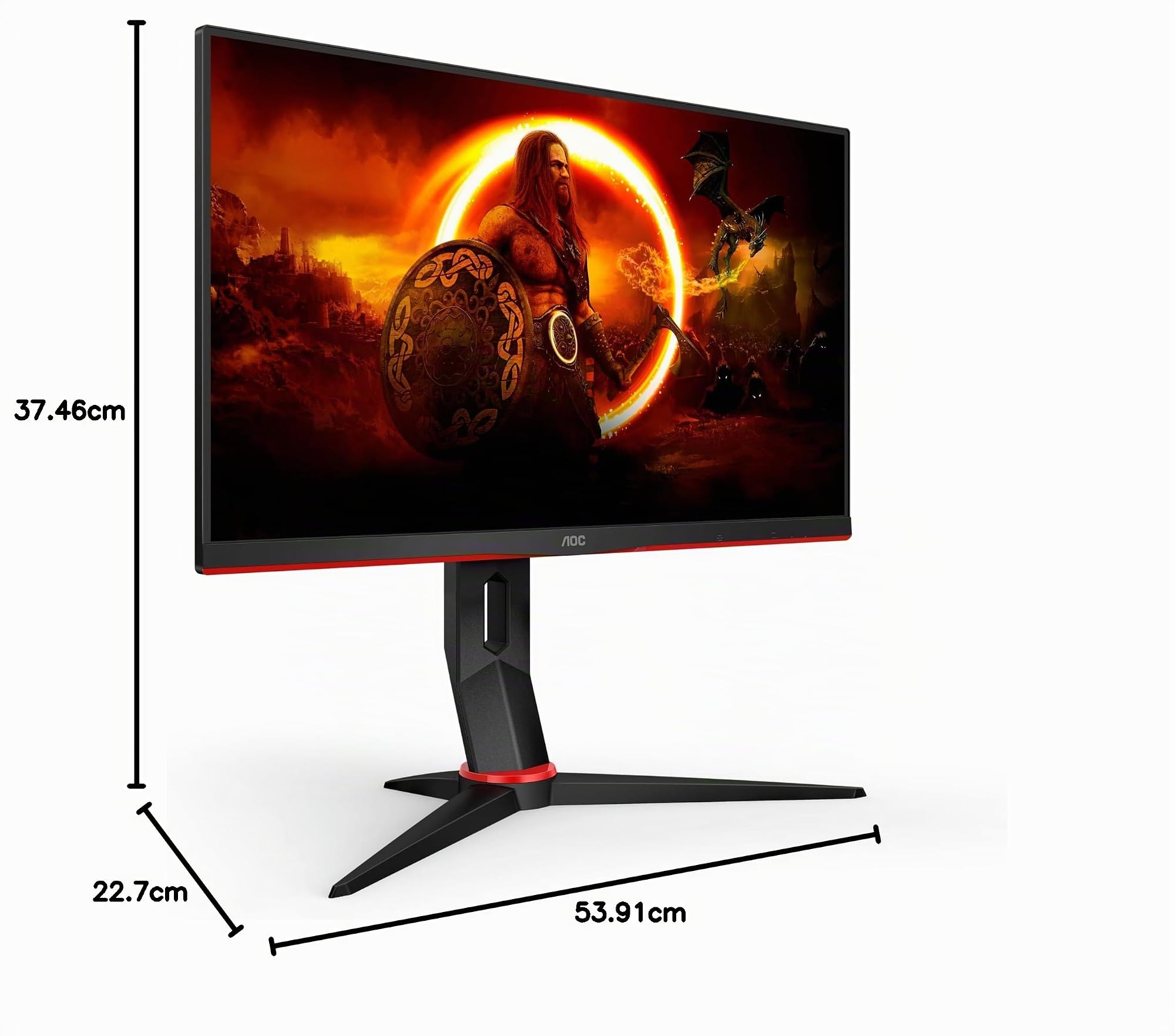 aoc-q24g2a-bk-moniteur-gaming-23-8-qhd-165-hz-ips-noir-rouge image 8