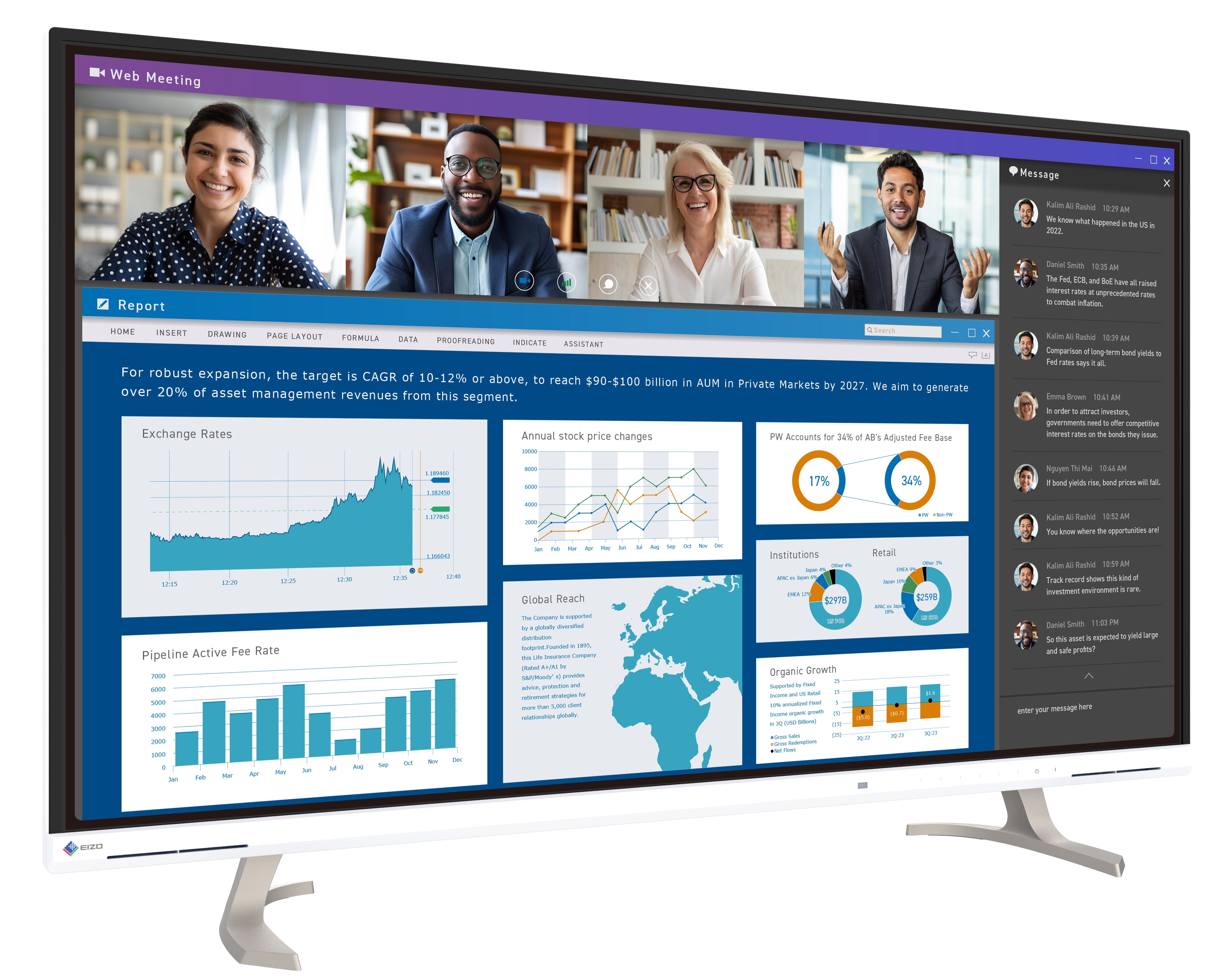 eizo-flexscan-ev4340x-moniteur-ultra-large-43-pouces image 7