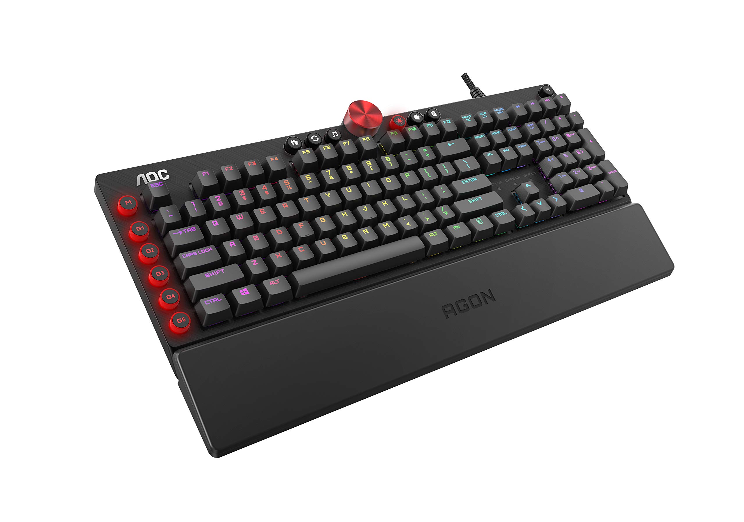 aoc-agon-agk700-clavier-gaming-m-canique-azerty-cherry-mx-rouge-rgb image 5