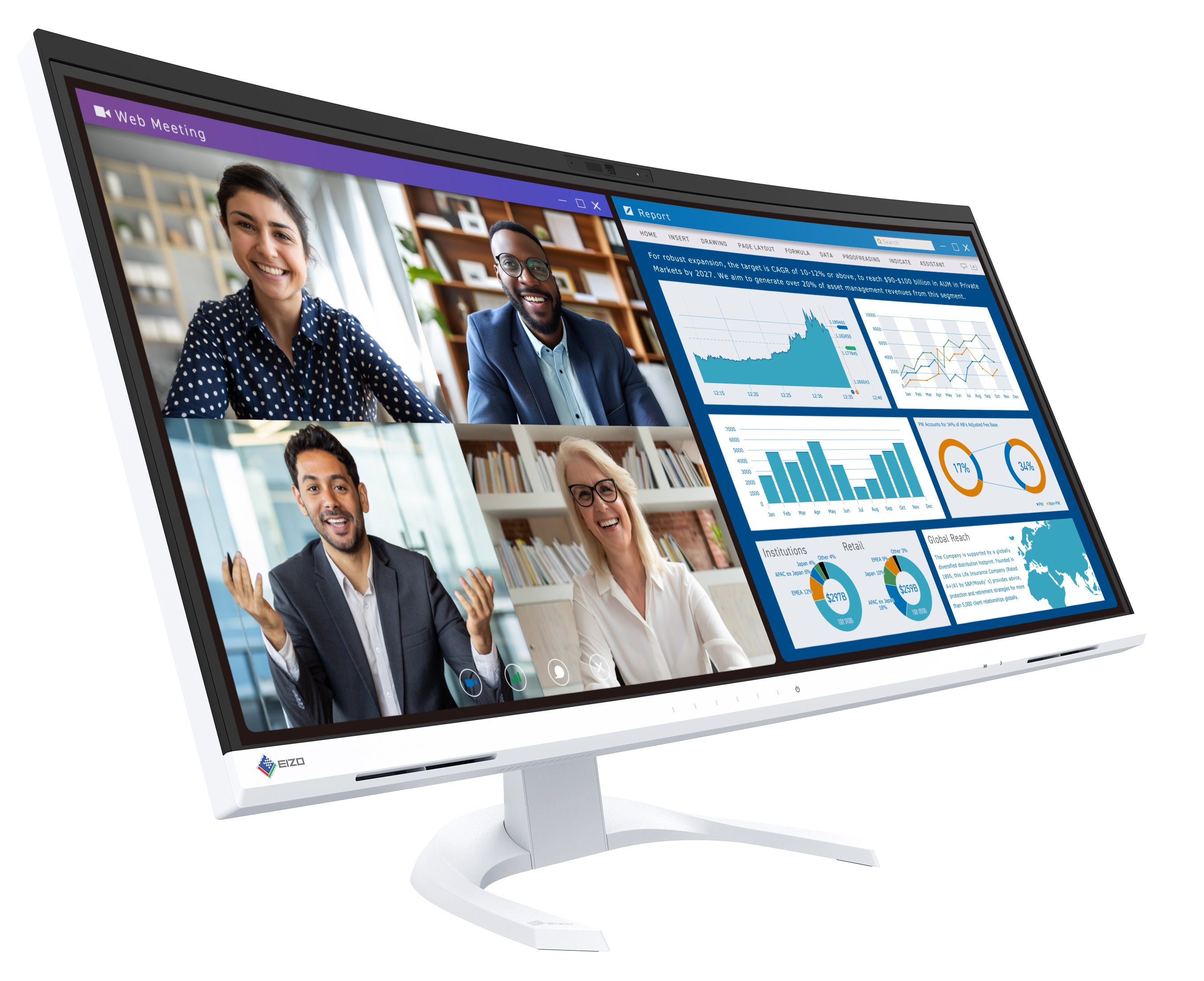 eizo-flexscan-ev3450xc-moniteur-incurv-34-pouces image 5