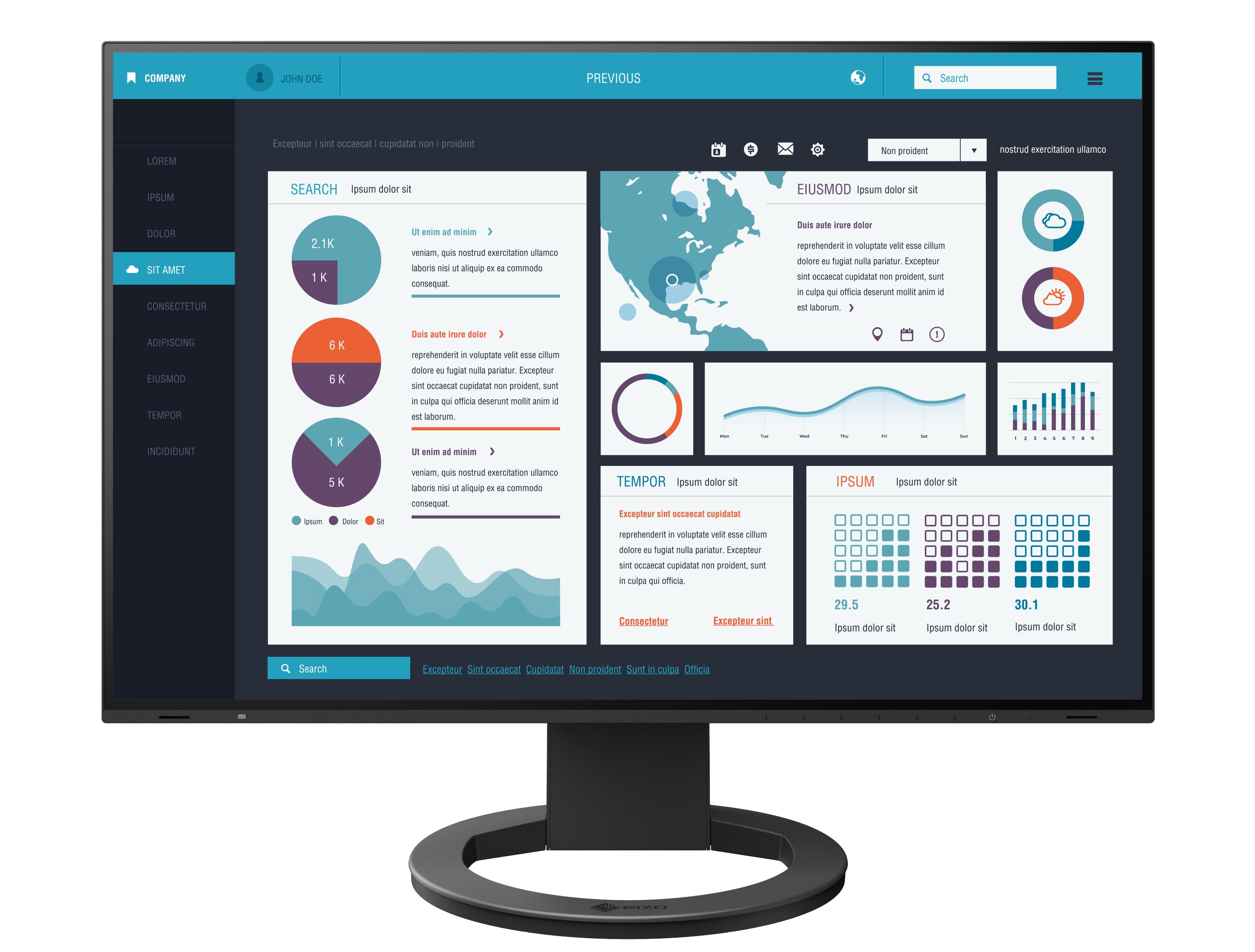 eizo-flexscan-ev2495-moniteur-24-1-pouces-couleur image 3