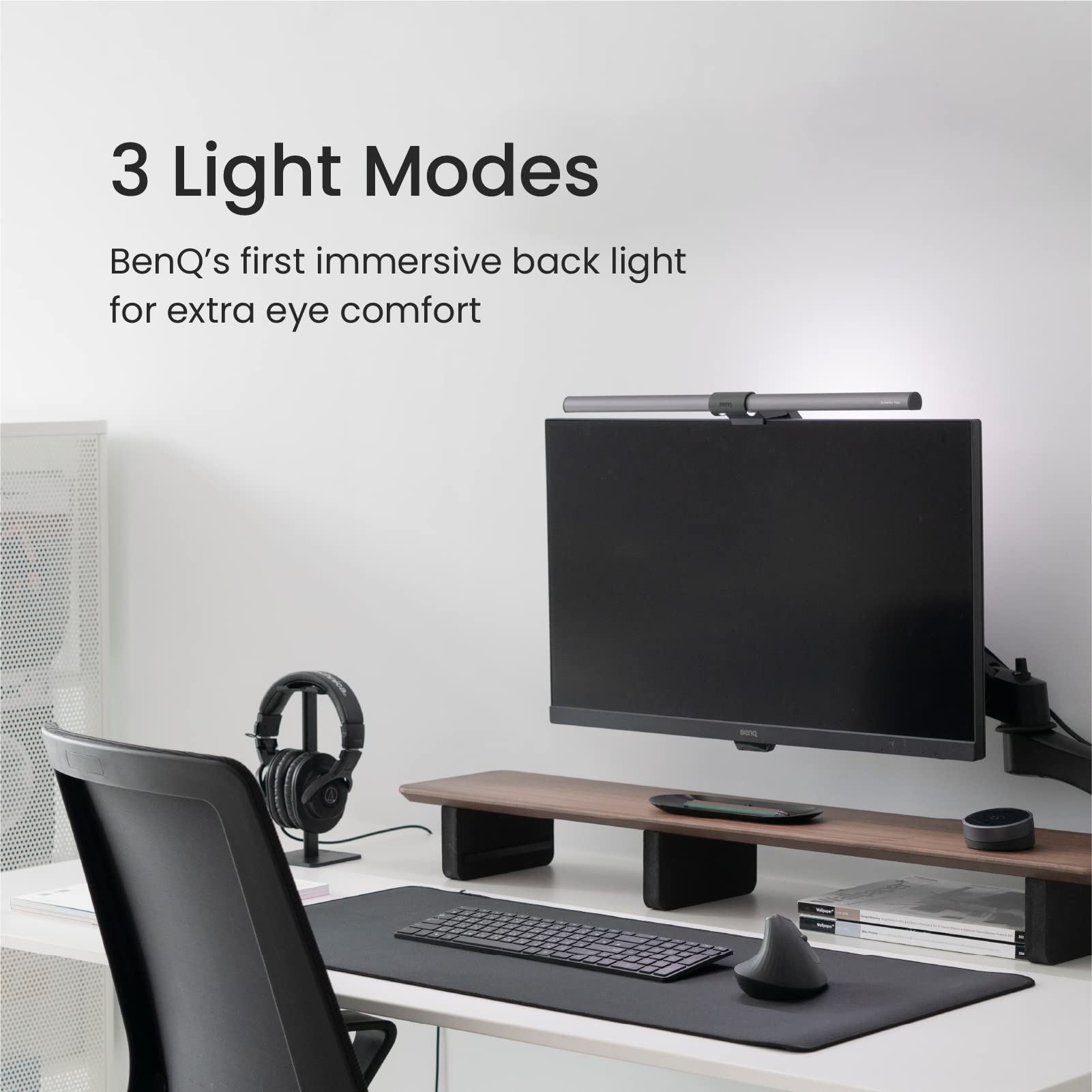 benq-screenbar-halo-lampe-moniteur-sans-fil-anti-reflet-espace image 2