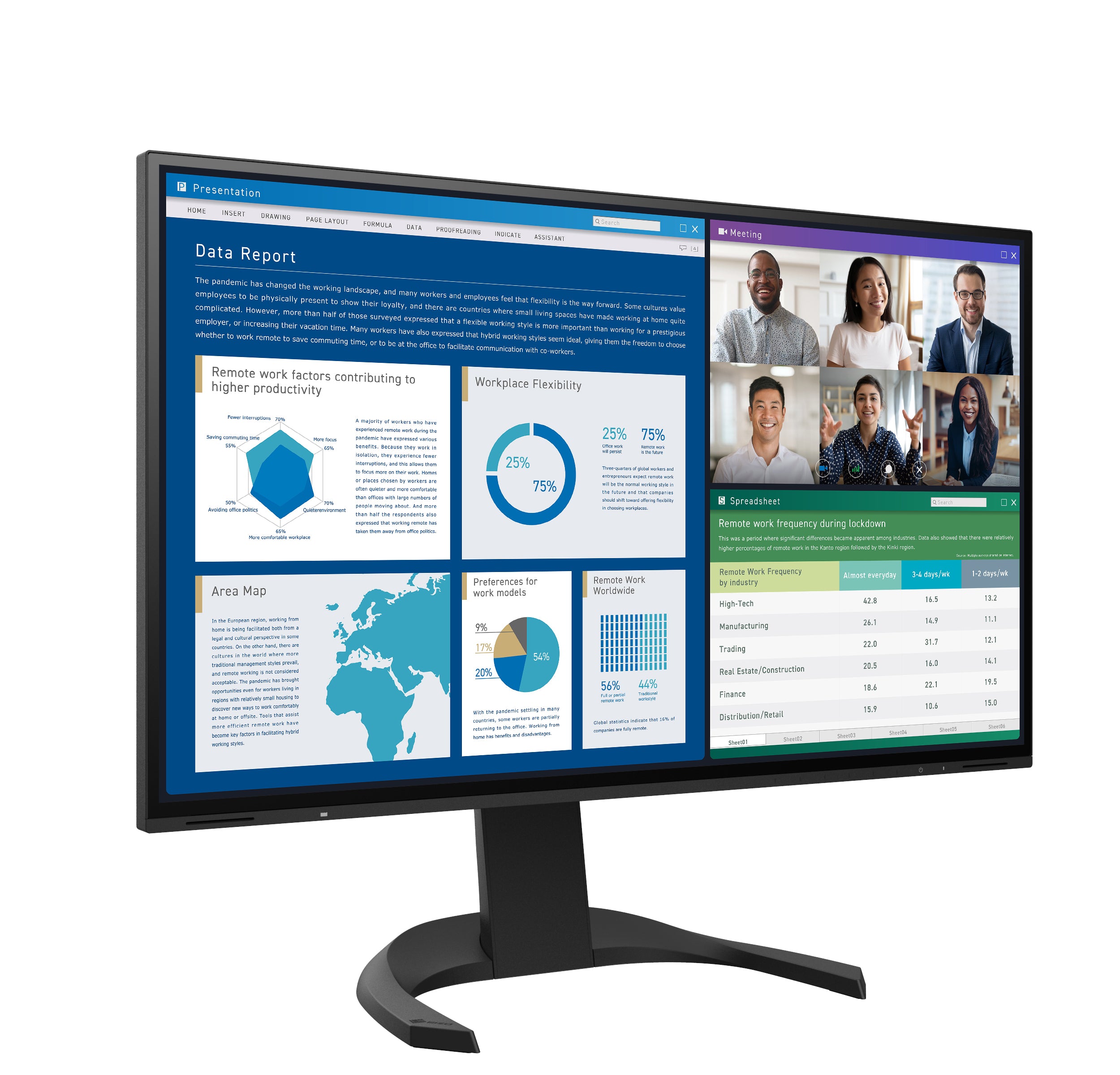 eizo-flexscan-ev2740x-moniteur-bureautique-27-pouces image 6