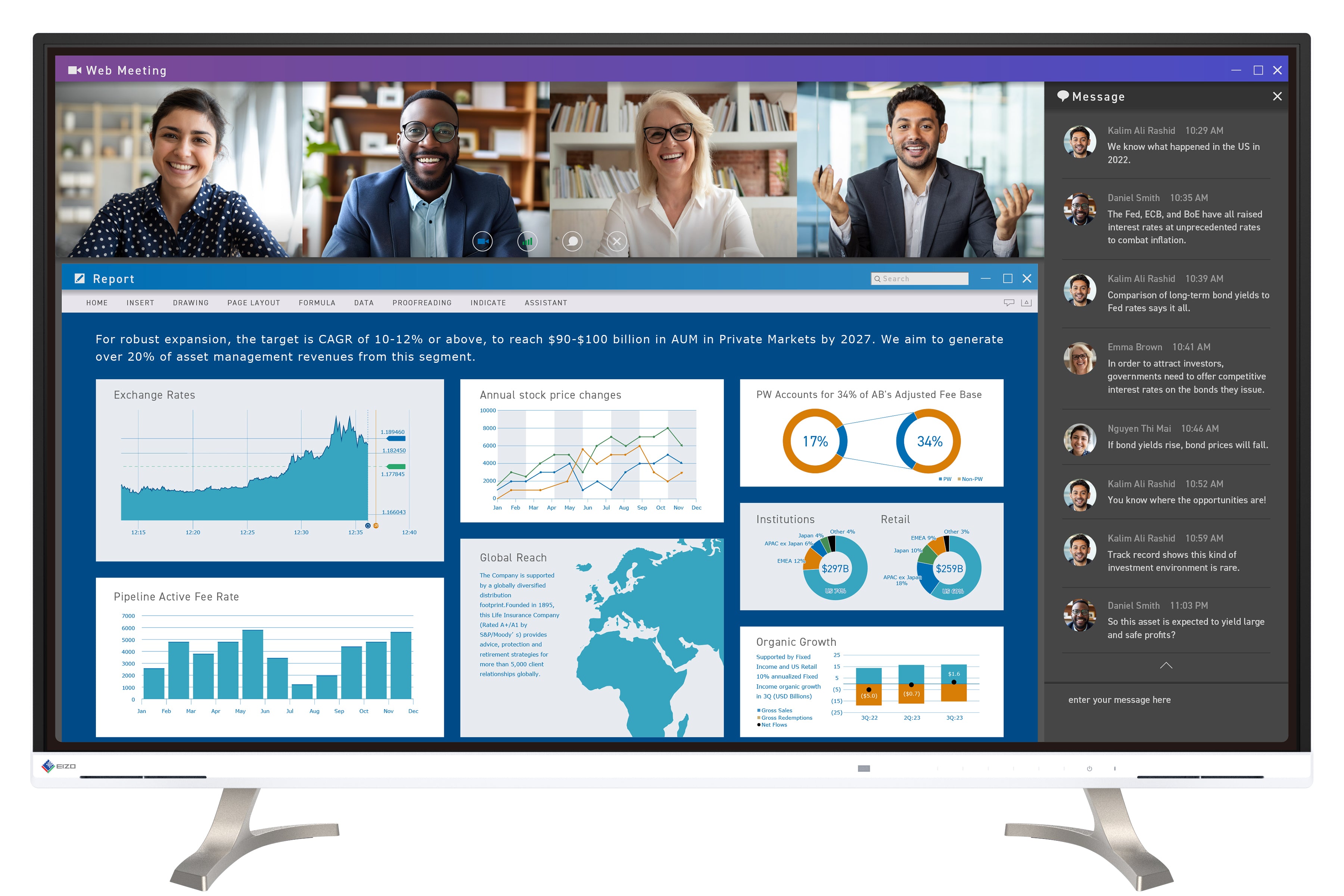 eizo-flexscan-ev4340x-moniteur-ultra-large-43-pouces image 5