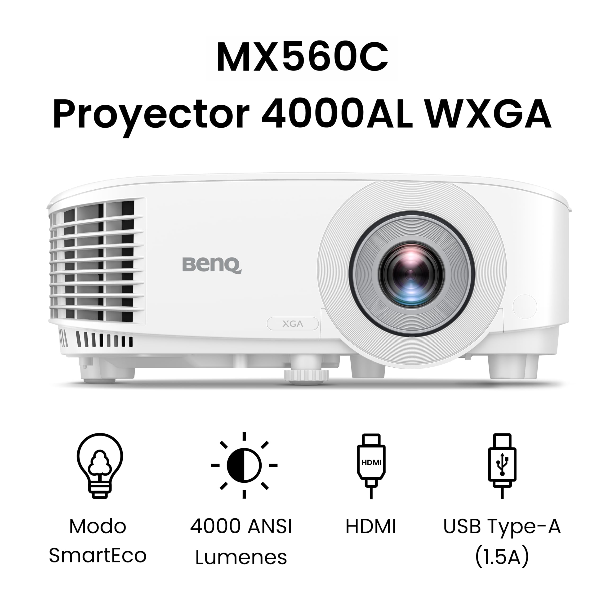benq-mx560c-vid-oprojecteur-business-xga-4000-lumens-20000-1-hdmi image 2