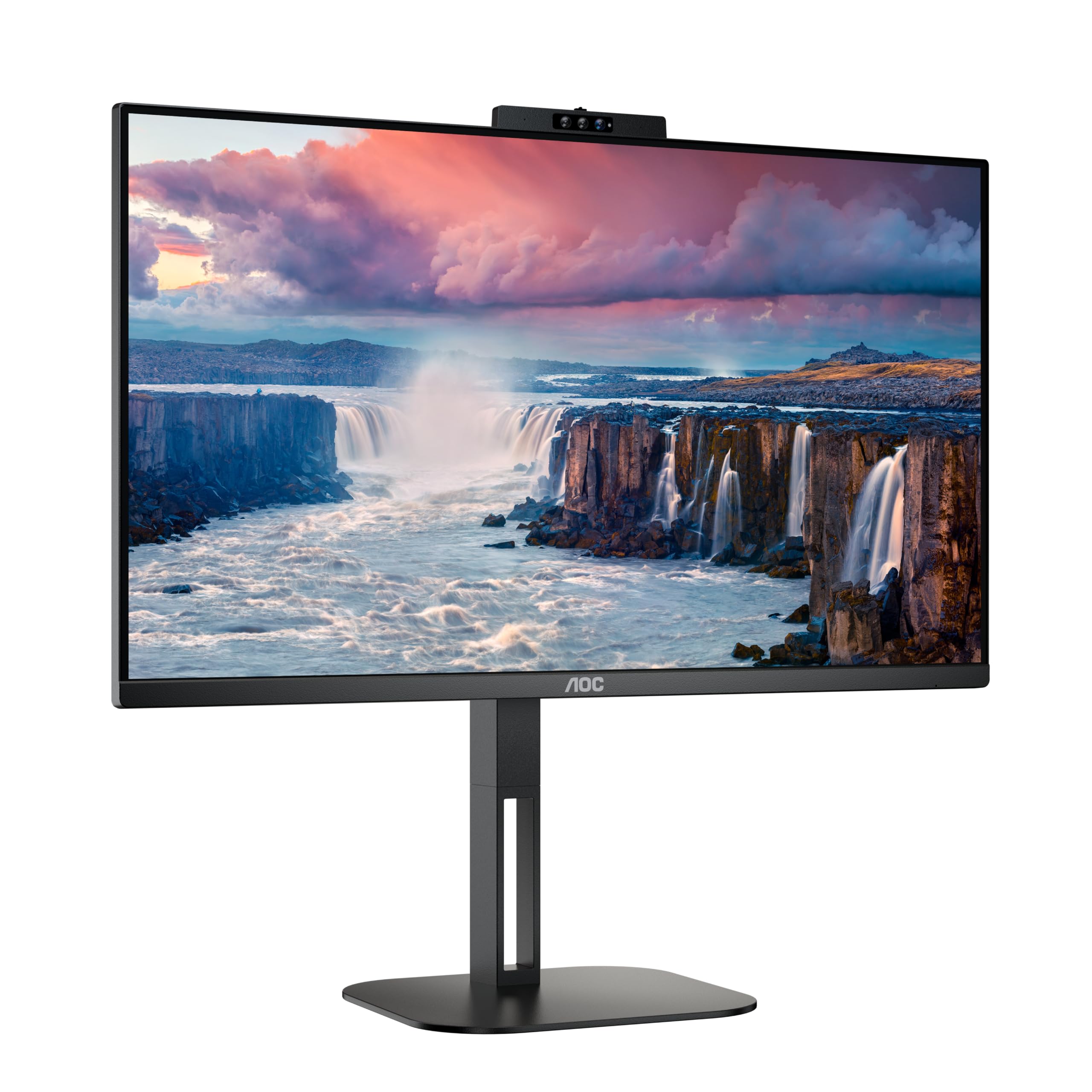 aoc-24v5cw-moniteur-23-8-full-hd-avec-webcam-2mp-et-usb-c-65w image 2