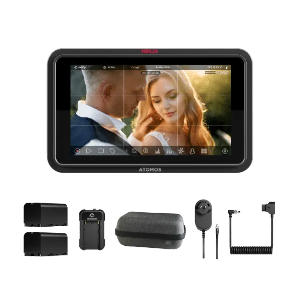 atomos-ninja-tx-go-moniteur-enregistreur-5-hdmi-kit-alimentation image 1