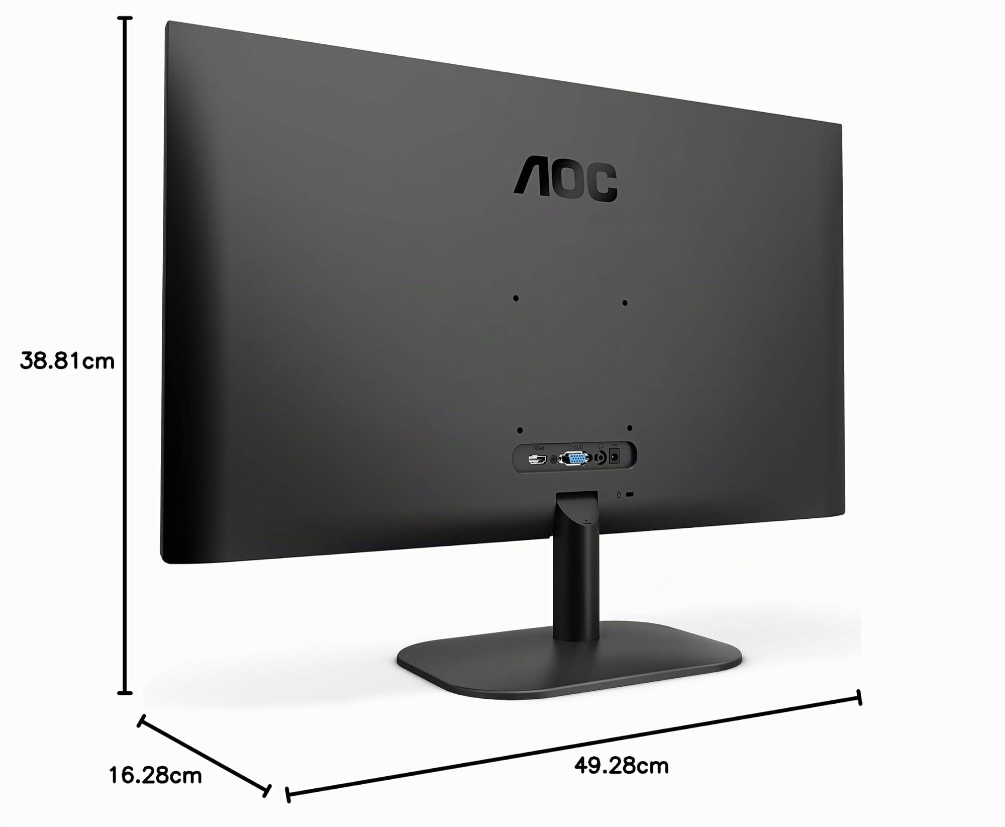 aoc-27b2h-cran-pc-27-ips-full-hd-sans-bord-low-blue-light-noir image 7