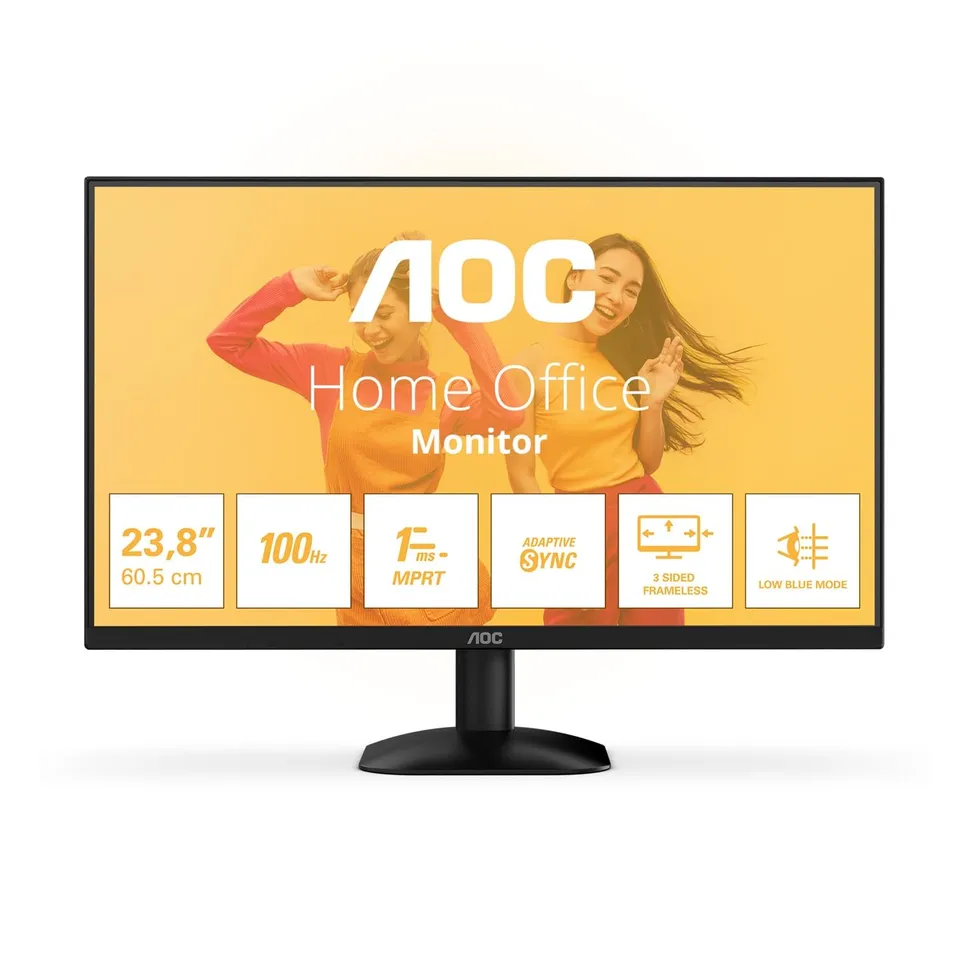 aoc-24b35hm2-moniteur-24-fhd-100-hz-1-ms-va-noir image 1
