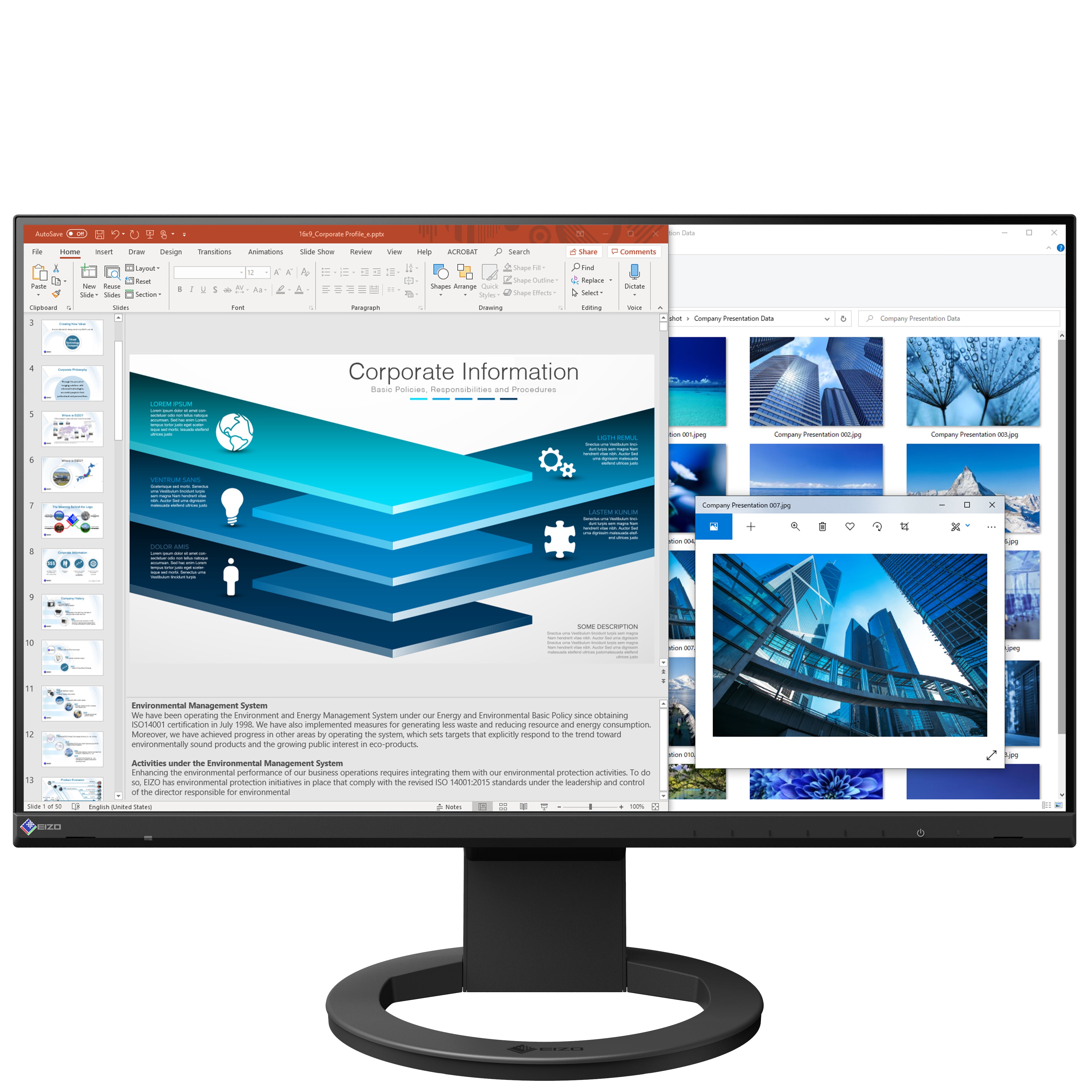 eizo-flexscan-ev2480-moniteur-23-8-full-hd-ips-noir-blanc image 3