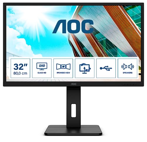 aoc-q32p2ca-moniteur-31-5-qhd-va-usb-c-65w-pro-series image 6