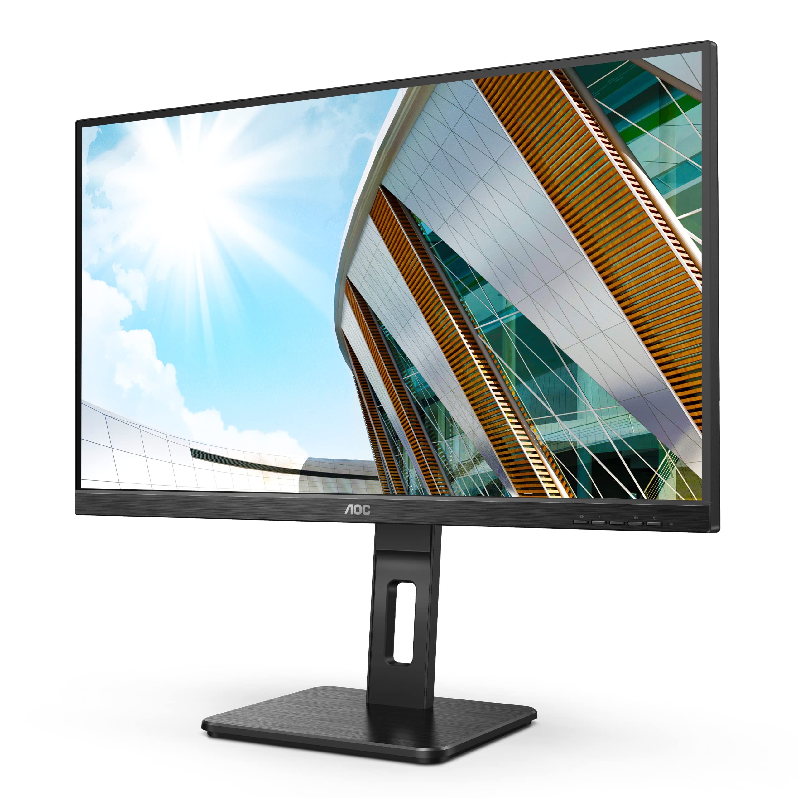 aoc-u27p2-moniteur-pro-27-pouces-4k-uhd-ips-r-glable-en-hauteur image 1