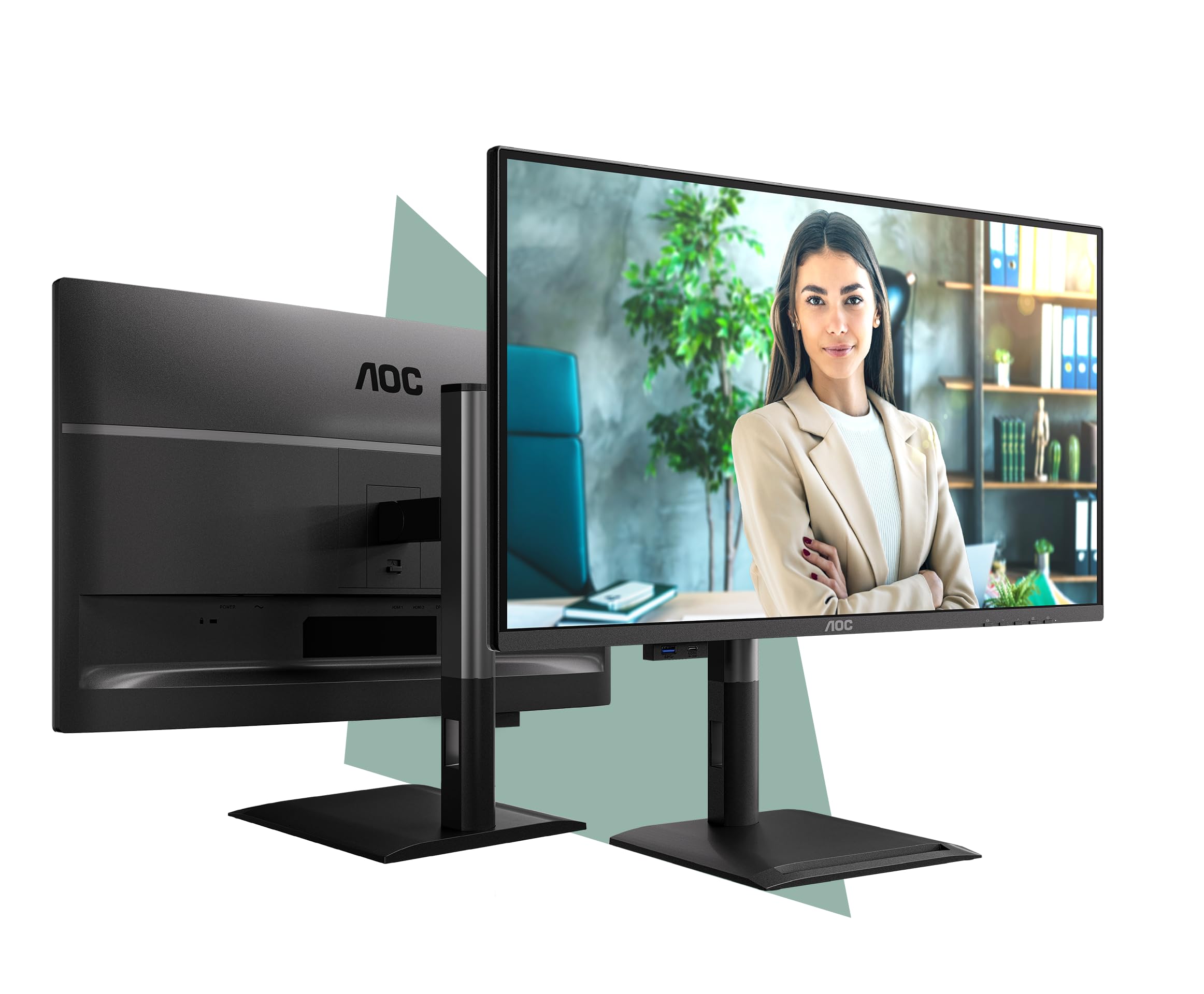 aoc-q27p4u-27-pouces-qhd-120-hz-ips-moniteur-bureautique-r-glable-avec-hub-usb-e image 7