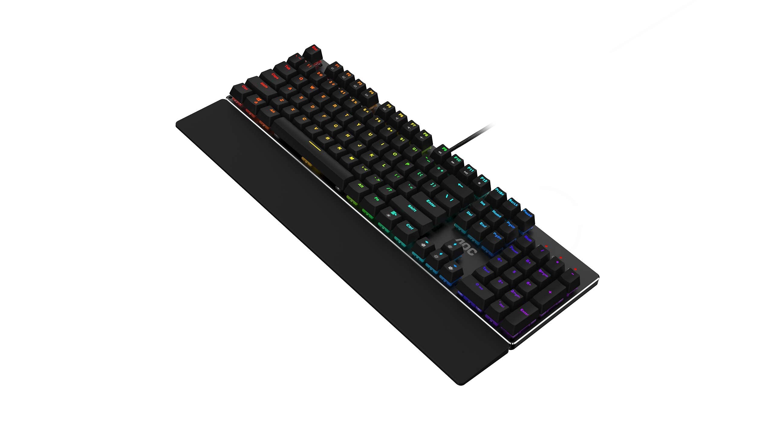 aoc-gk500-clavier-gaming-m-canique-azerty-rgb-outemu-red image 1