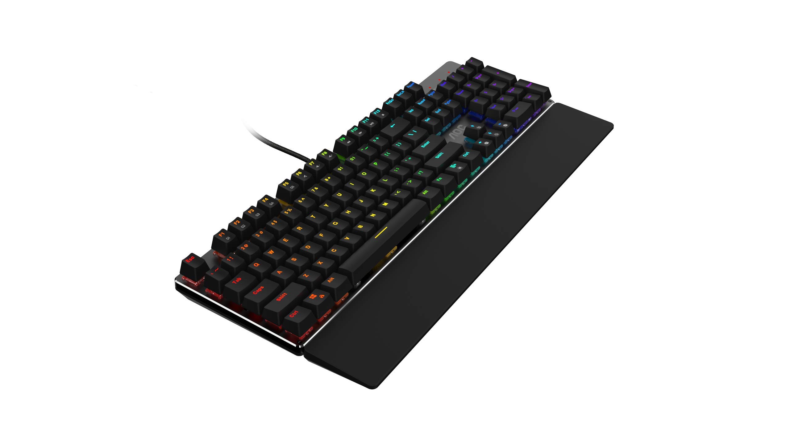 aoc-gk500-clavier-gaming-m-canique-azerty-rgb-outemu-red image 2