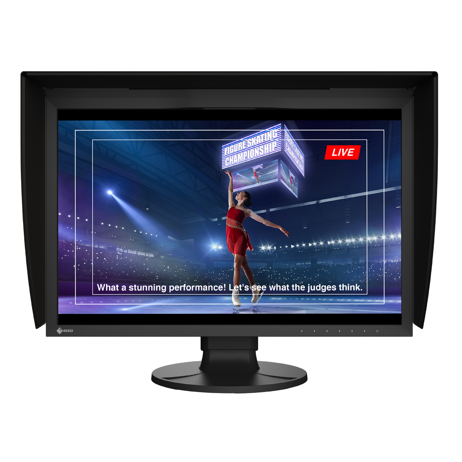 eizo-coloredge-cg2400sv-noir-sdi-moniteur-broadcast-24-pouces-avec-sonde-et-casq image 2