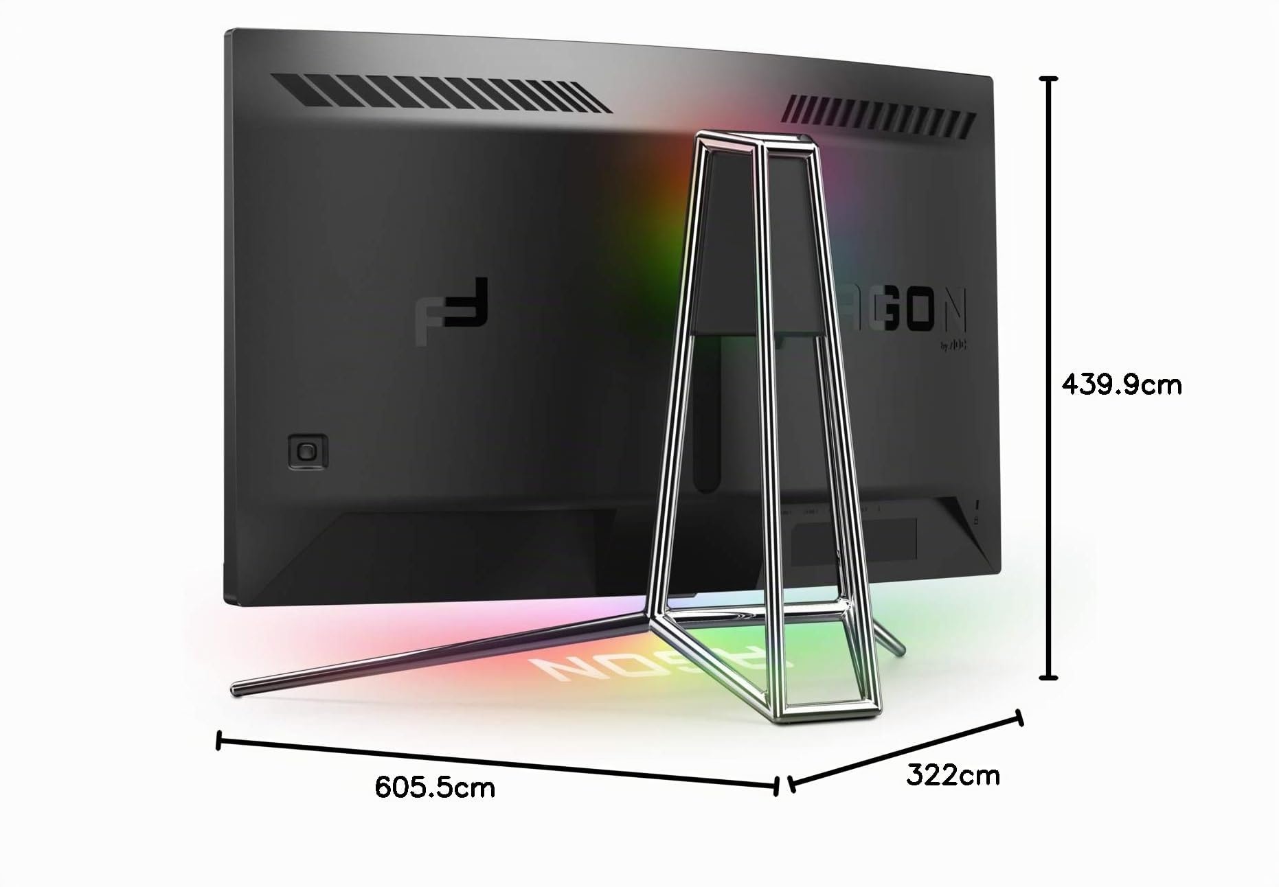 aoc-agon-porsche-design-pd27-moniteur-gaming-incurv-27-pouces-qhd-240hz image 4