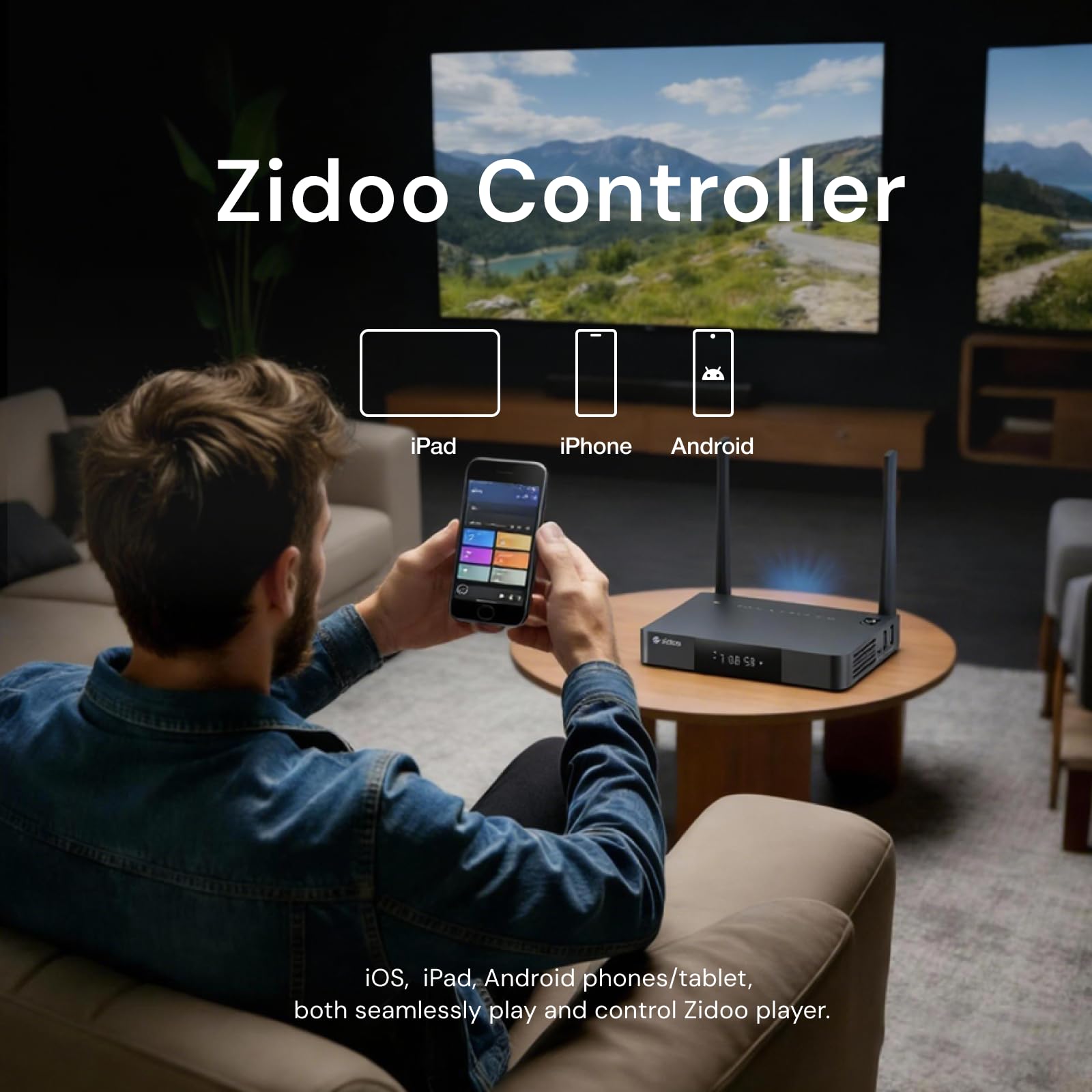 zidoo-z9x-8k-lecteur-multim-dia-8k-hdr-android-11-amlogic-s928x-k-6-go-64-go-dol image 6