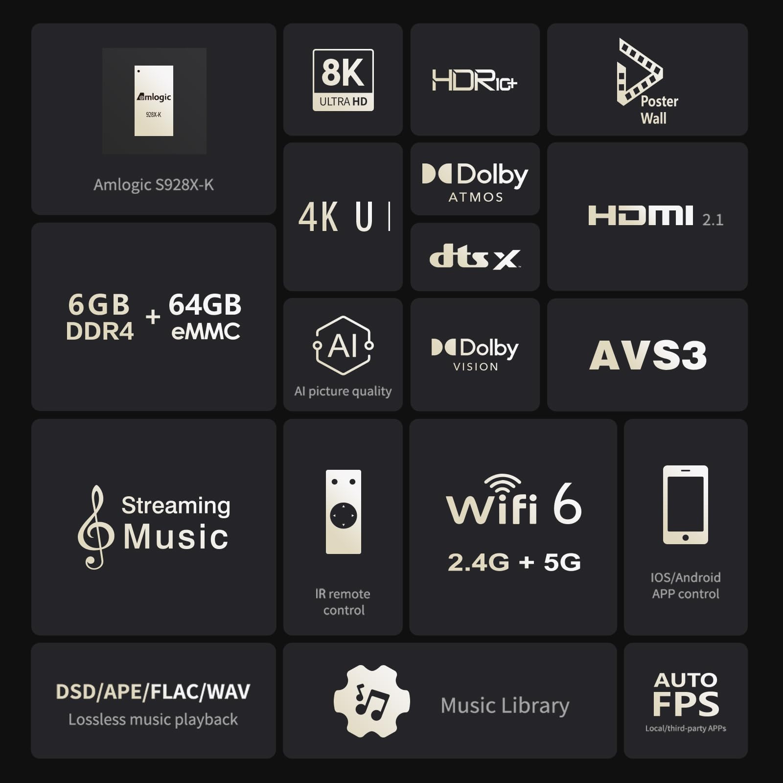 zidoo-z30-pro-8k-lecteur-multim-dia-8k-dolby-vision-6g-64g image 1