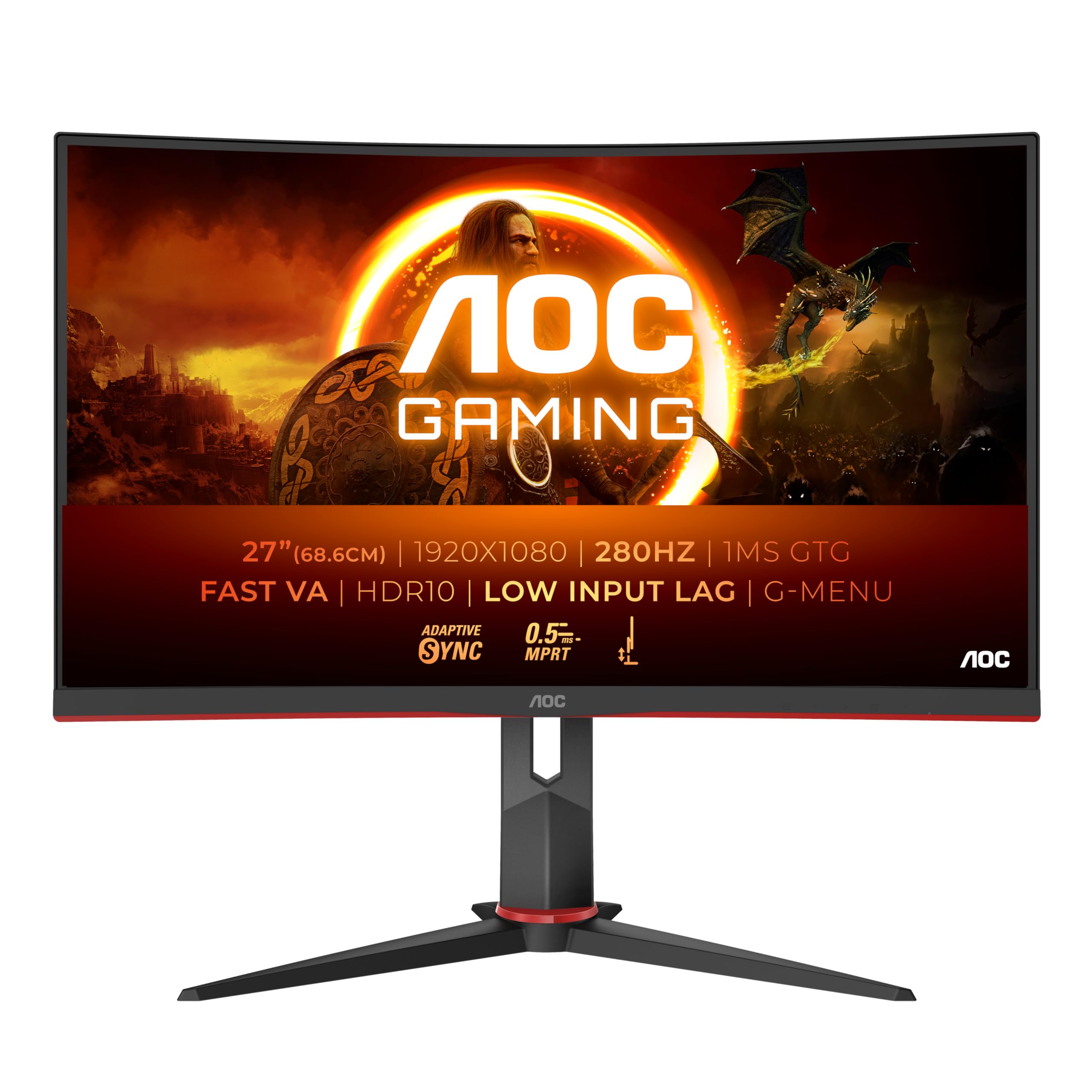 aoc-c27g2z3-bk-moniteur-gaming-incurv-27-full-hd-240-hz image 3
