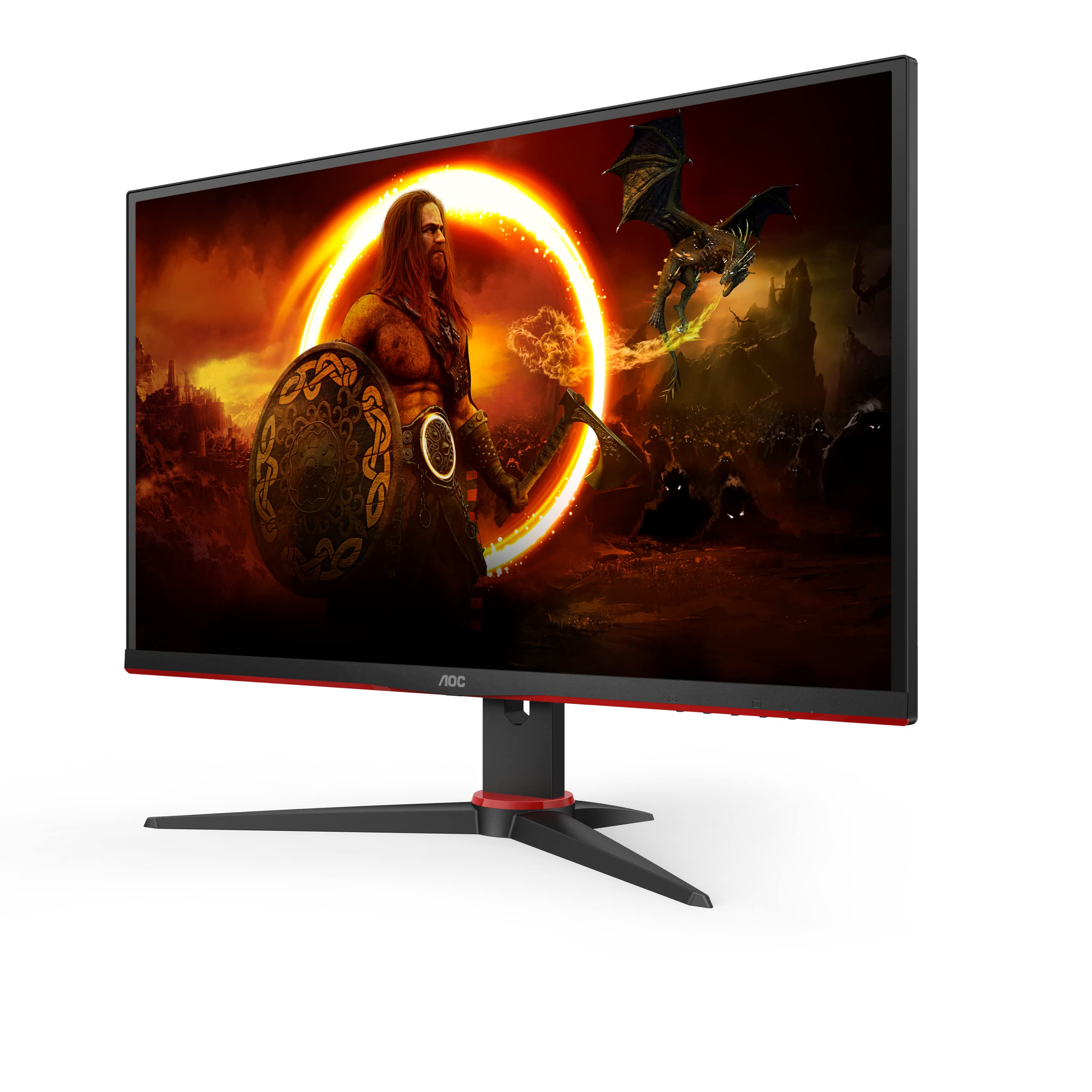 aoc-24g2spae-cran-gaming-24-fhd-165-hz-ips-noir-rouge image 8