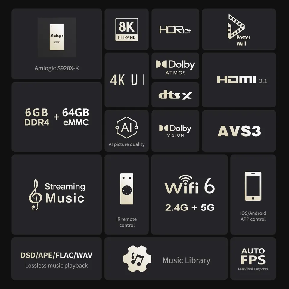 zidoo-z30-pro-8k-lecteur-multim-dia-8k-dolby-vision-6g-64g image 1
