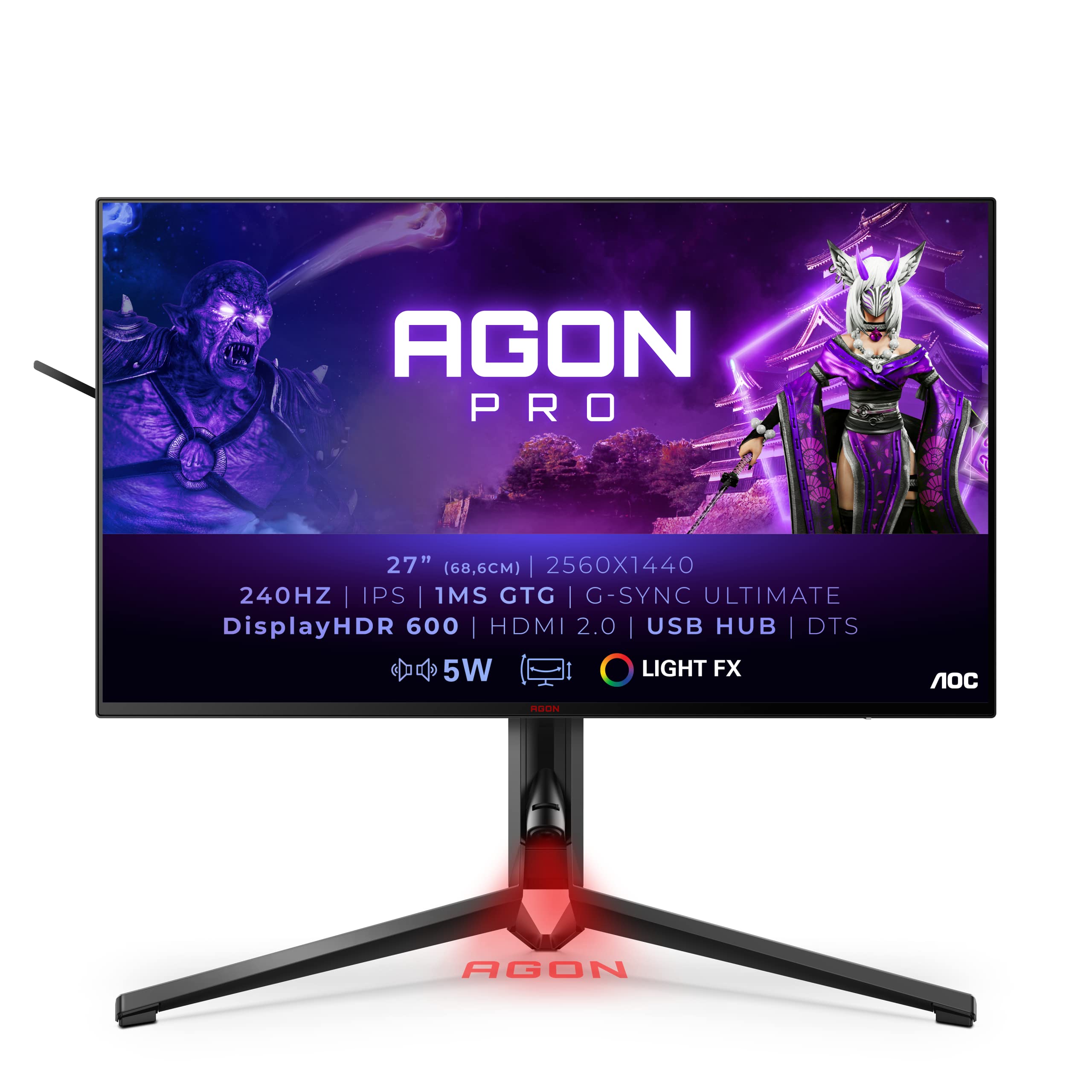 aoc-agon-pro-ag256fs-moniteur-gaming-24-5-pouces-fhd-390hz-0-5ms image 8