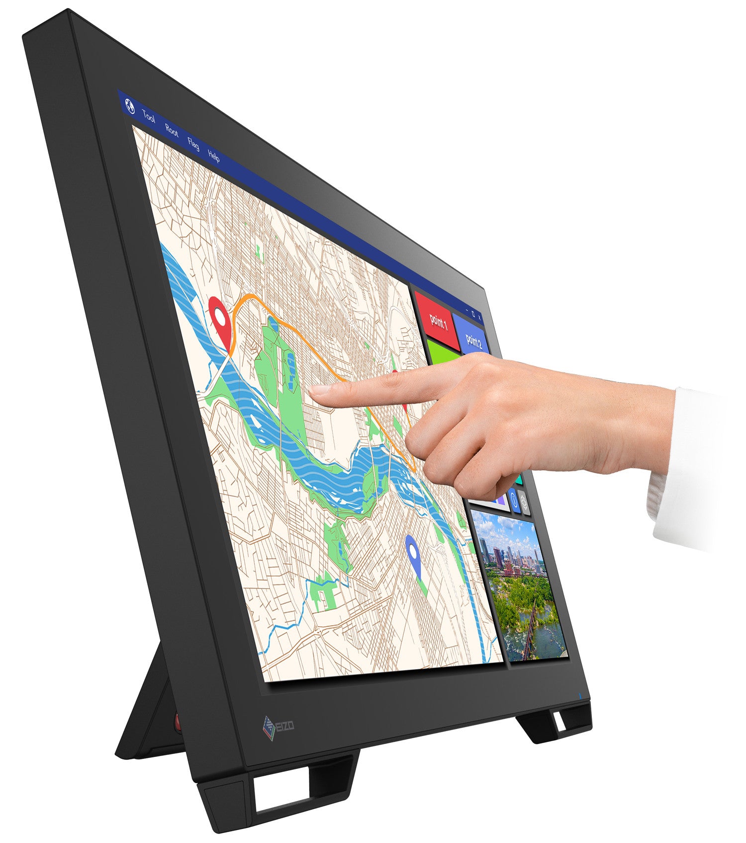 eizo-duravision-fdf2182wt-21-5-pouces-tactile-occasion-grade-a image 2