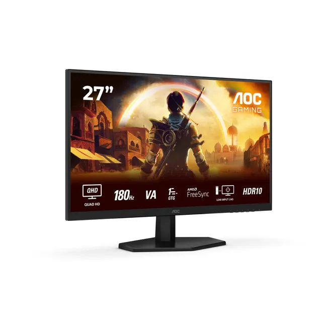 aoc-q27g42xne-moniteur-gaming-27-pouces-qhd-180hz-1ms-hdr10-haut-parleurs image 1