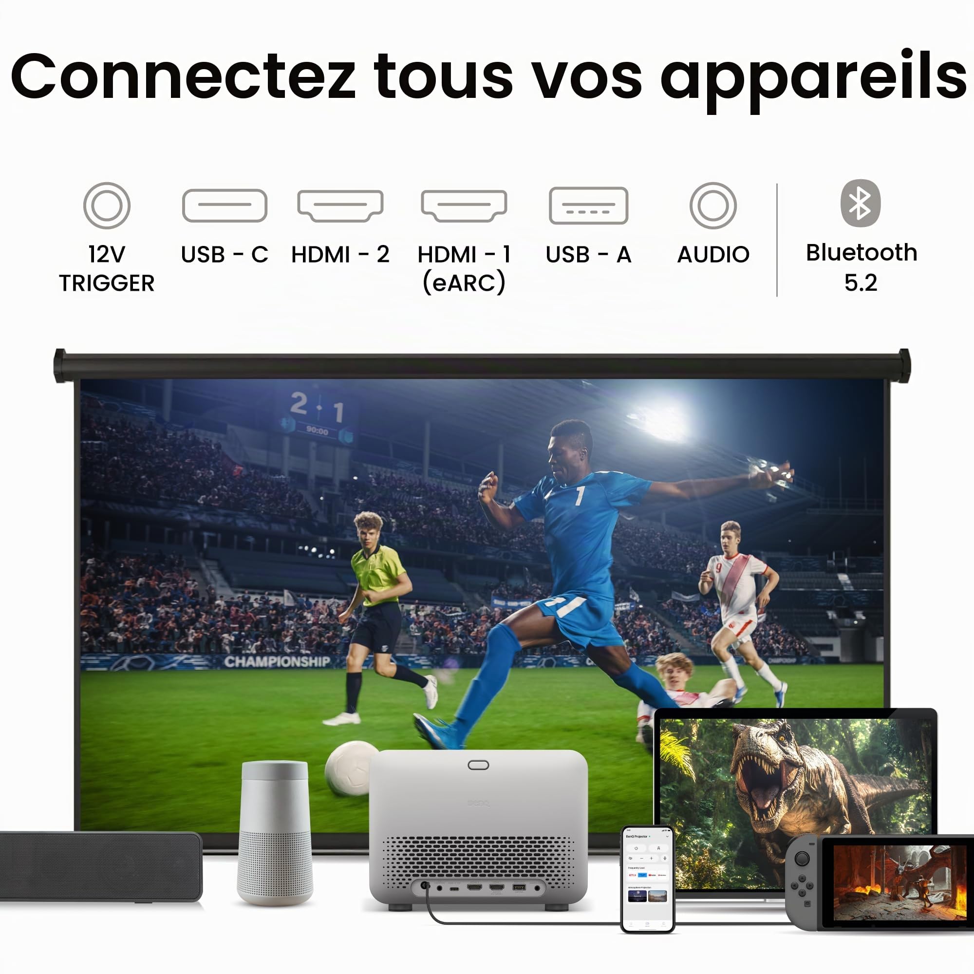 benq-tk705sti-vid-oprojecteur-4k-hdr-courte-focale-3000-lumens-google-tv-gaming- image 7