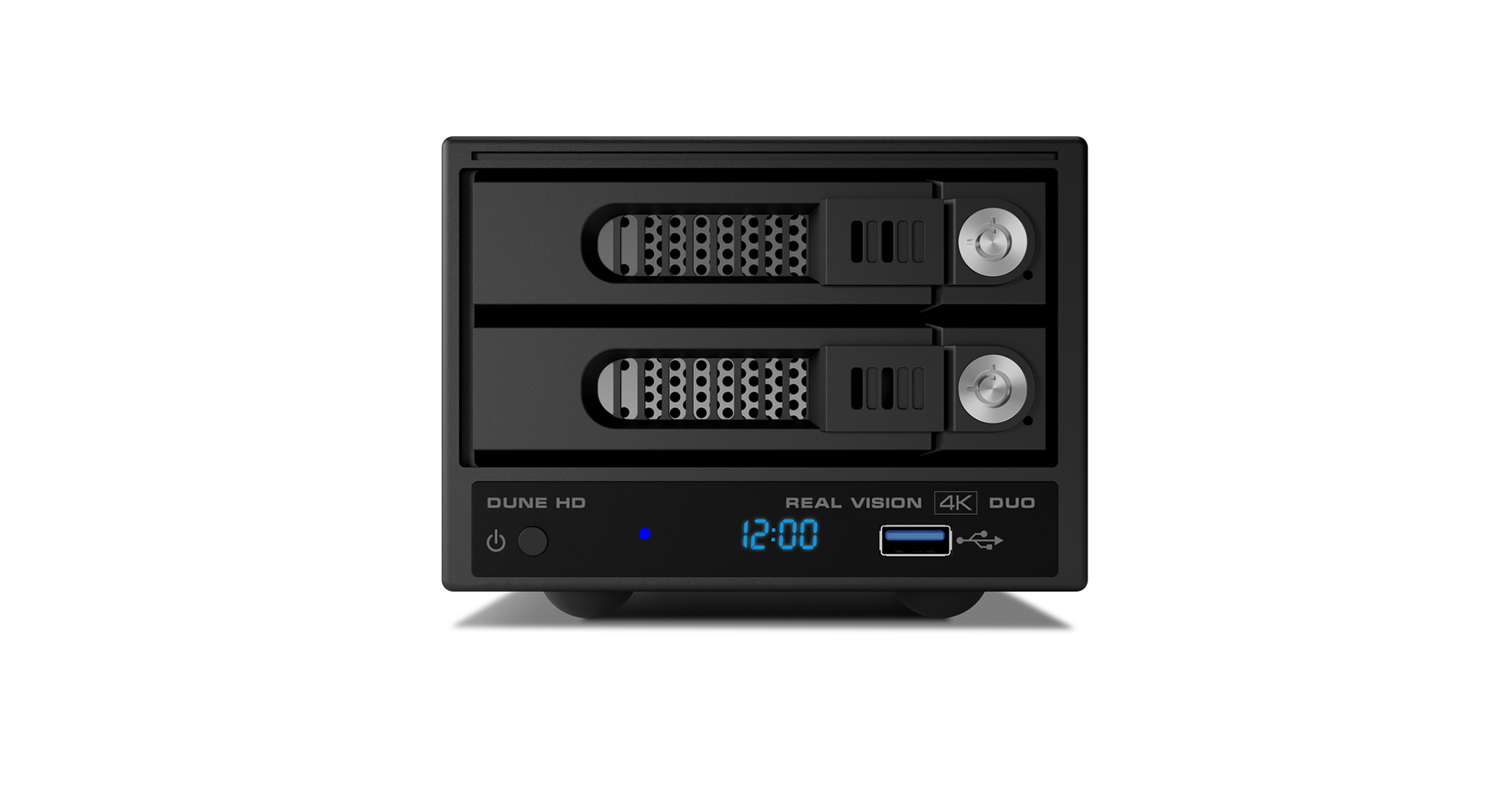 dune-hd-real-vision-4k-duo-lecteur-4k-dolby-vision-hdr10-double-rack-hdd-3-5-2-5 image 2
