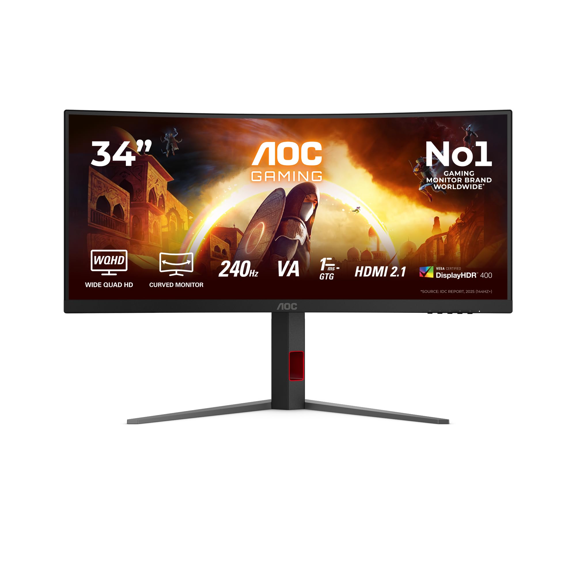 aoc-cu34g4z-moniteur-gaming-incurv-34-pouces-wqhd-240-hz-1-ms-hdr400-freesync-pr image 2