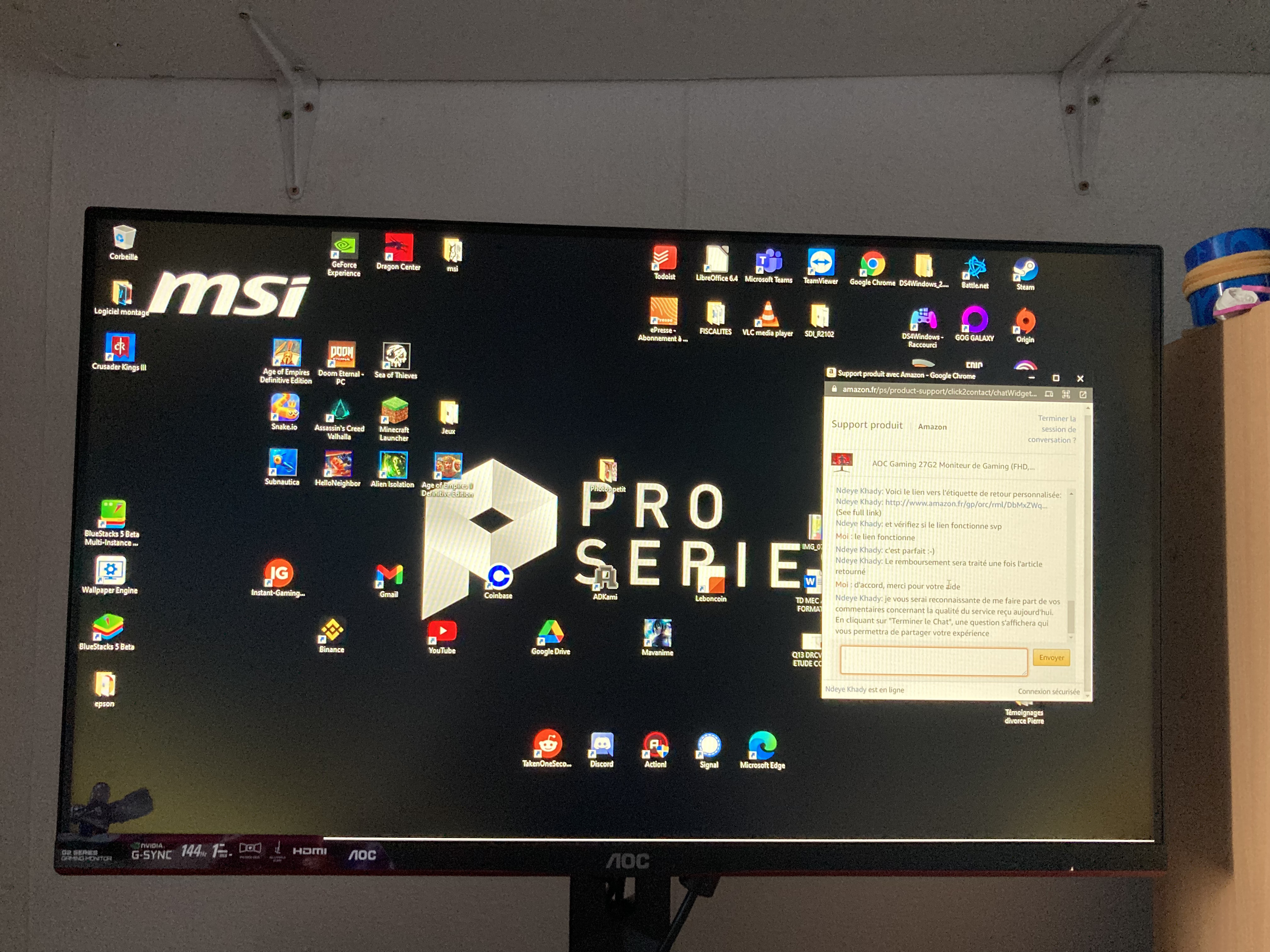 144Hz + IPS = bonheur
