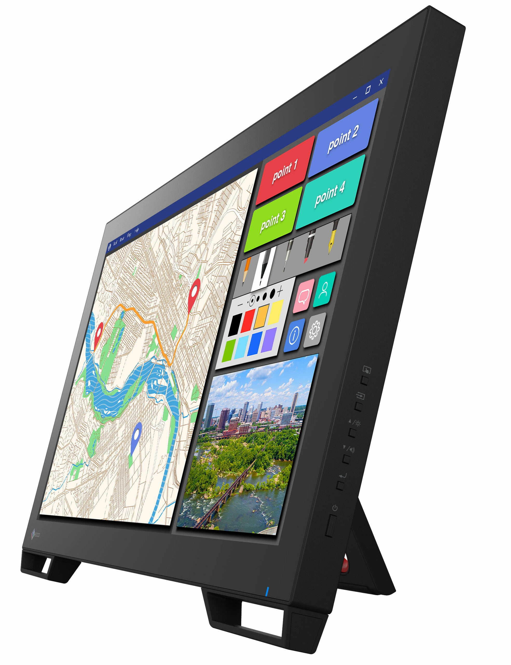 eizo-duravision-fdf2182wt-21-5-pouces-tactile-occasion-grade-a image 3