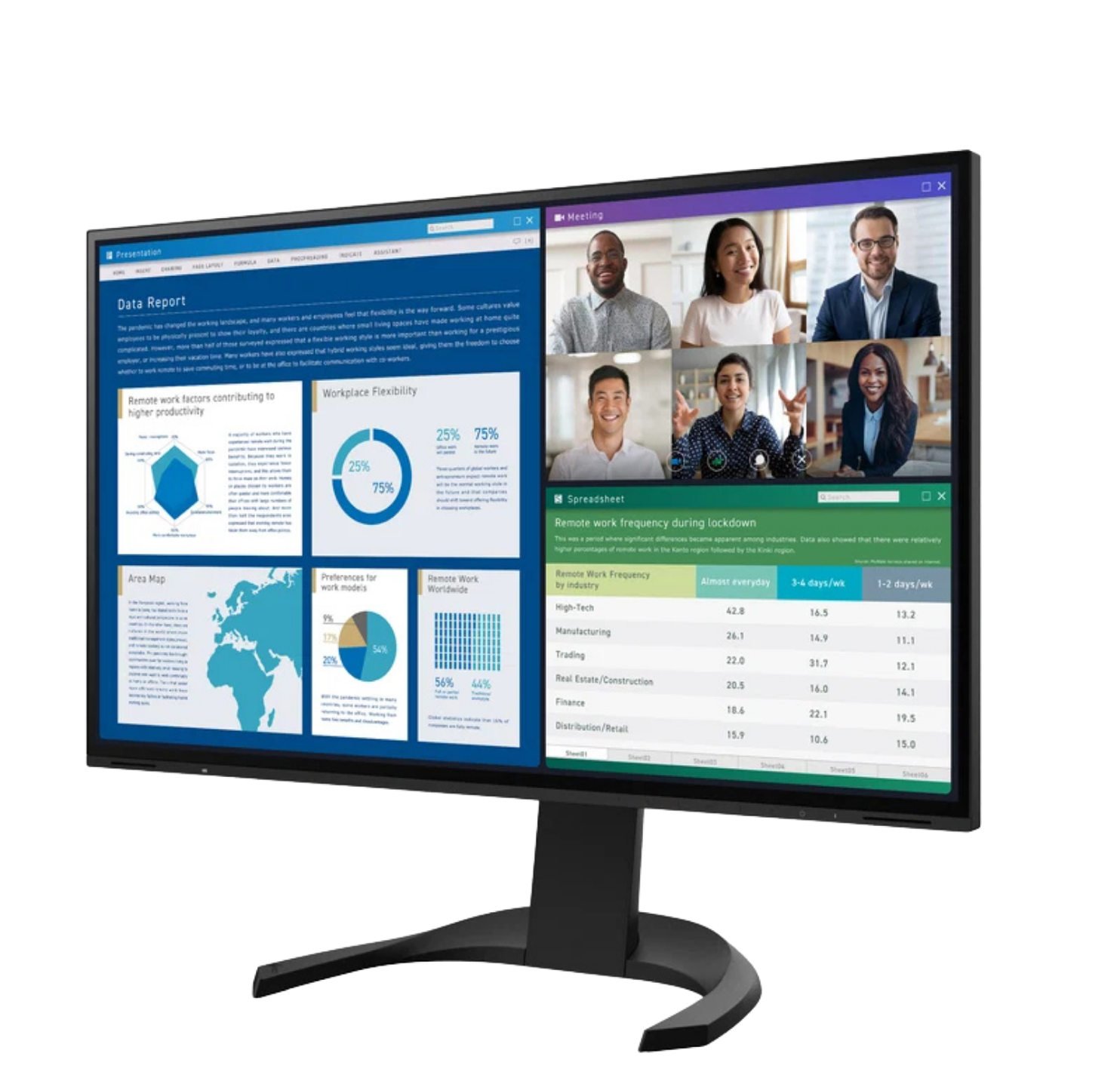 eizo-flexscan-ev2740x-moniteur-bureautique-27-pouces image 2