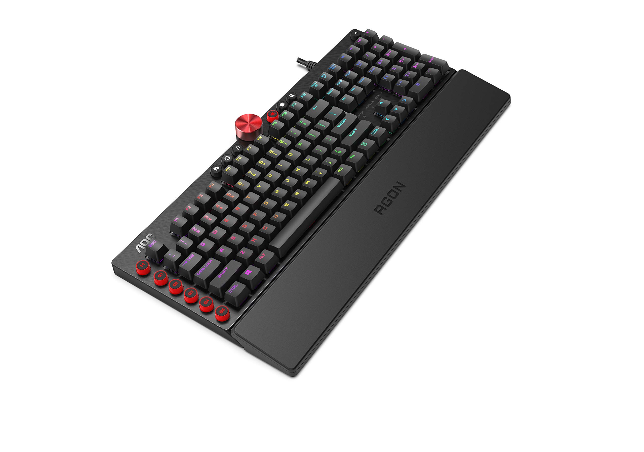 aoc-agon-agk700-clavier-gaming-m-canique-azerty-cherry-mx-rouge-rgb image 3
