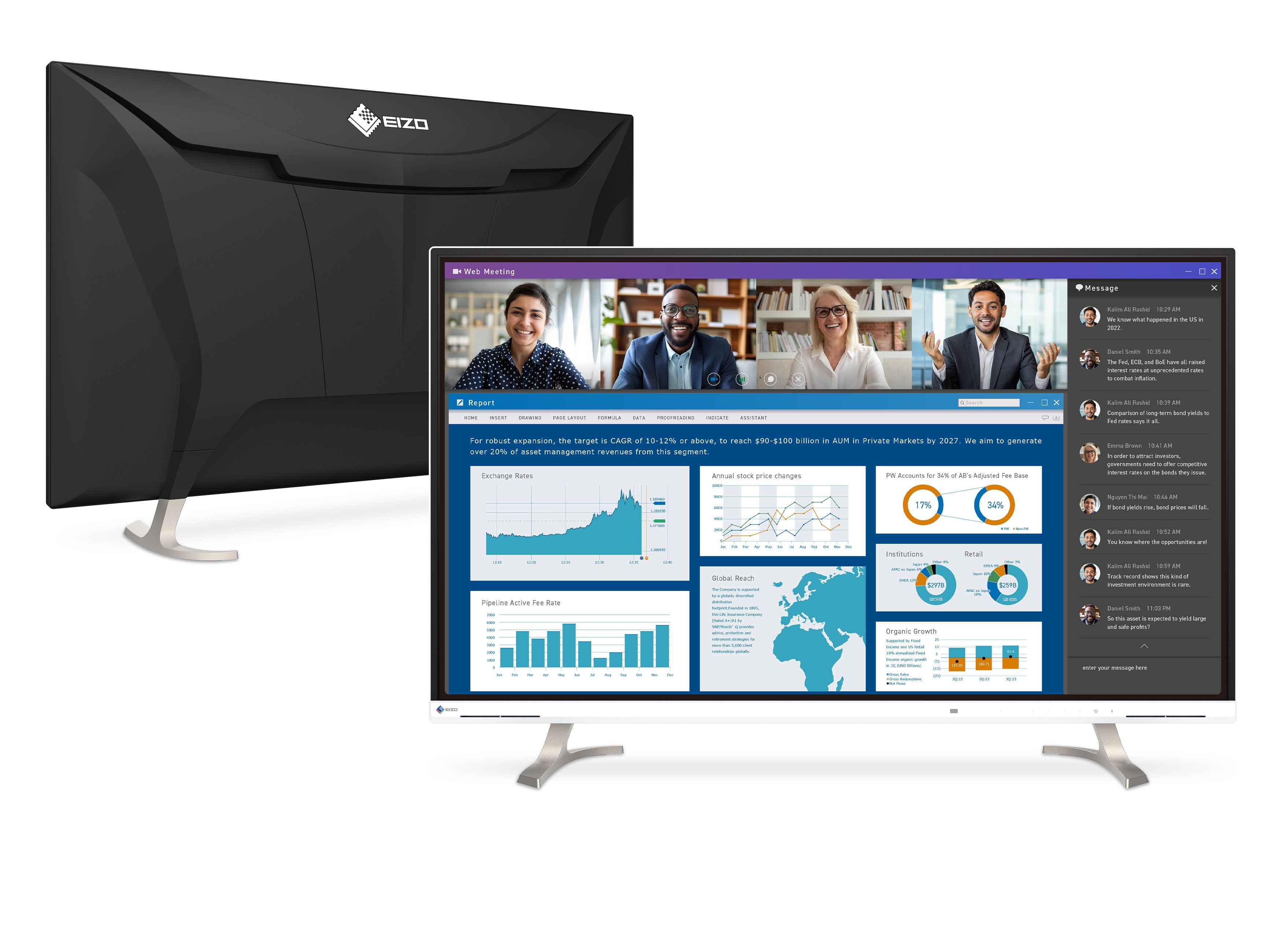 eizo-flexscan-ev4340x-moniteur-ultra-large-43-pouces image 3