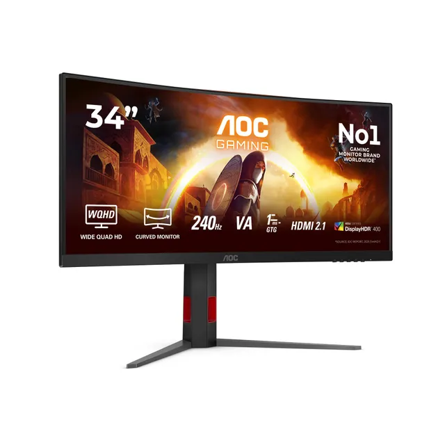 aoc-cu34g4z-moniteur-gaming-incurv-34-pouces-wqhd-240-hz-1-ms-hdr400-freesync-pr image 1