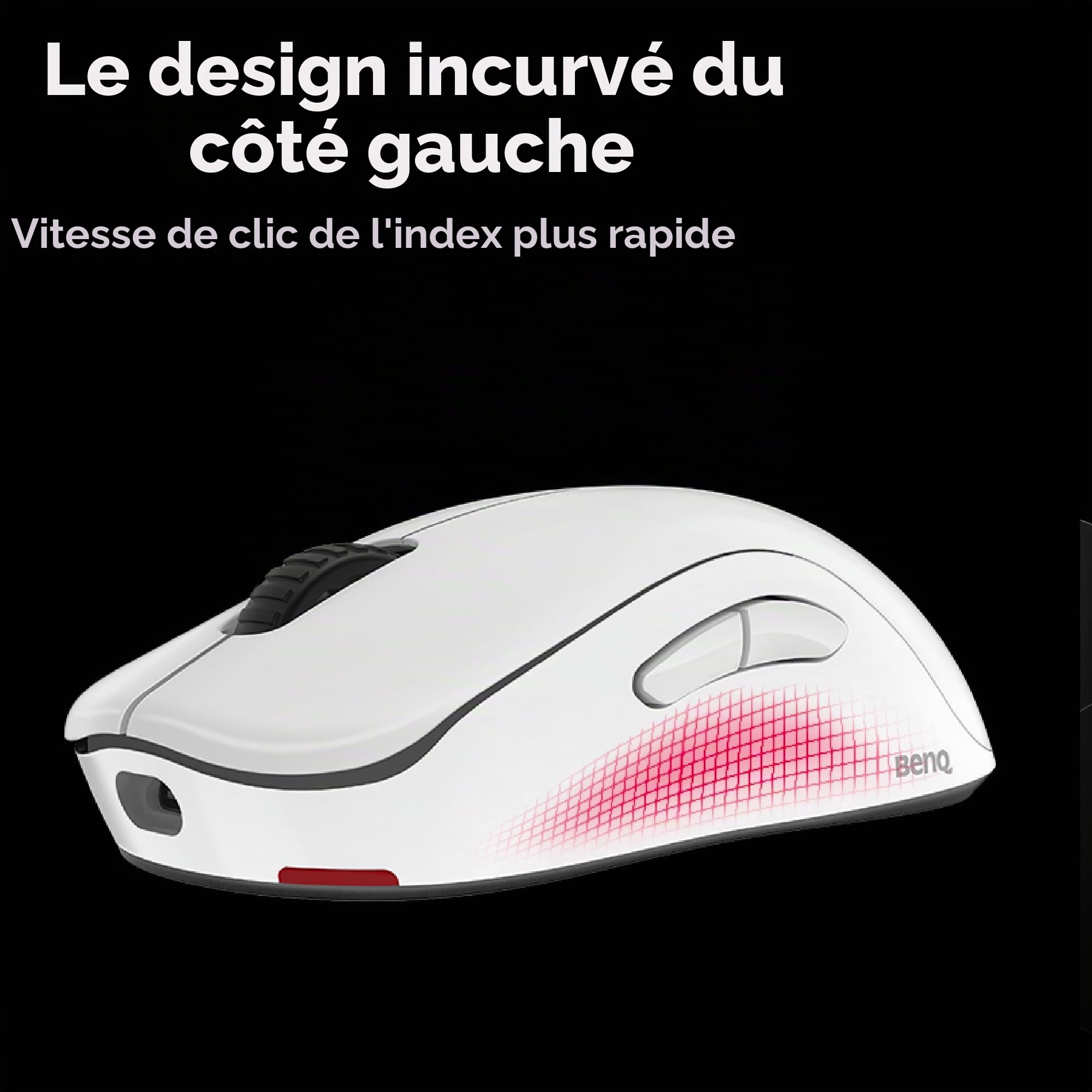 benq-zowie-u2-dw-4k-souris-gaming-sans-fil-esport-dition-blanche-61-g image 4